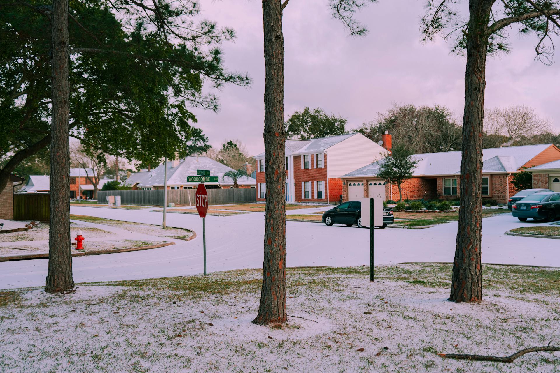 Snow in a suburban area | Source: Pexels