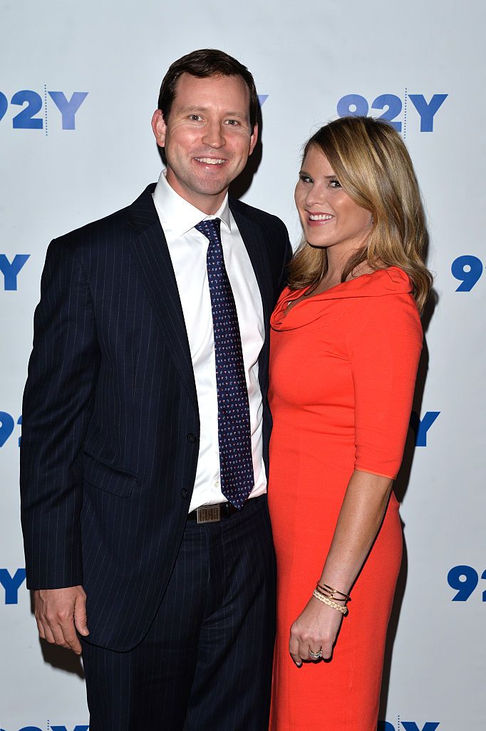 Henry Chase Hager and co-author Jenna Bush-Hager at 92Y Talks: Laura Bush & Jenna Bush-Hager on May 11, 2016 | Photo: Getty Images
