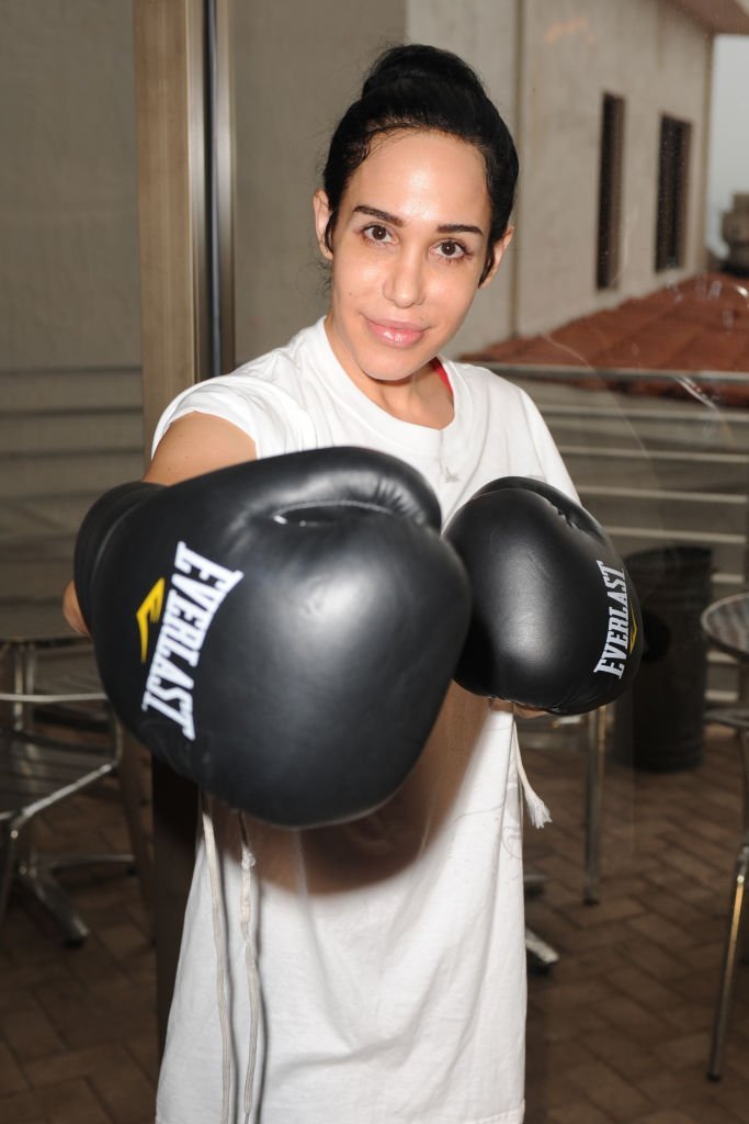 Nadya Suleman attends the Celebrity Boxing Match Press Conference | Getty Images