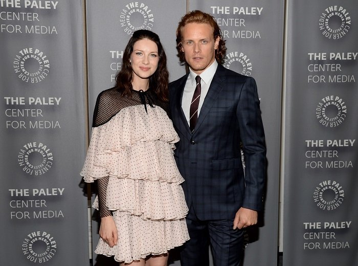 Caitriona Balfe and Sam Heughan (Claire and Jamie in Outlander) I Picture: Getty Images