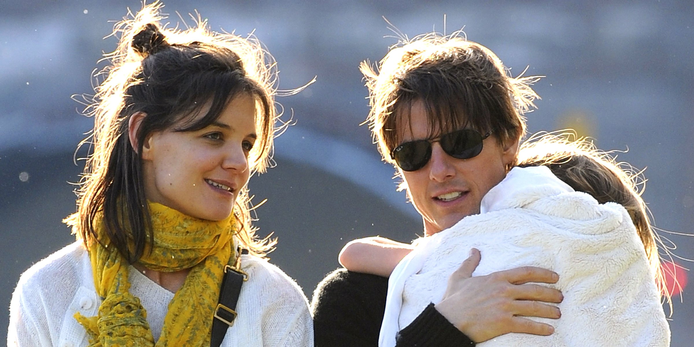 Katie Holmes, Tom Cruise, and Suri Cruise, 2009 | Source: Getty Images