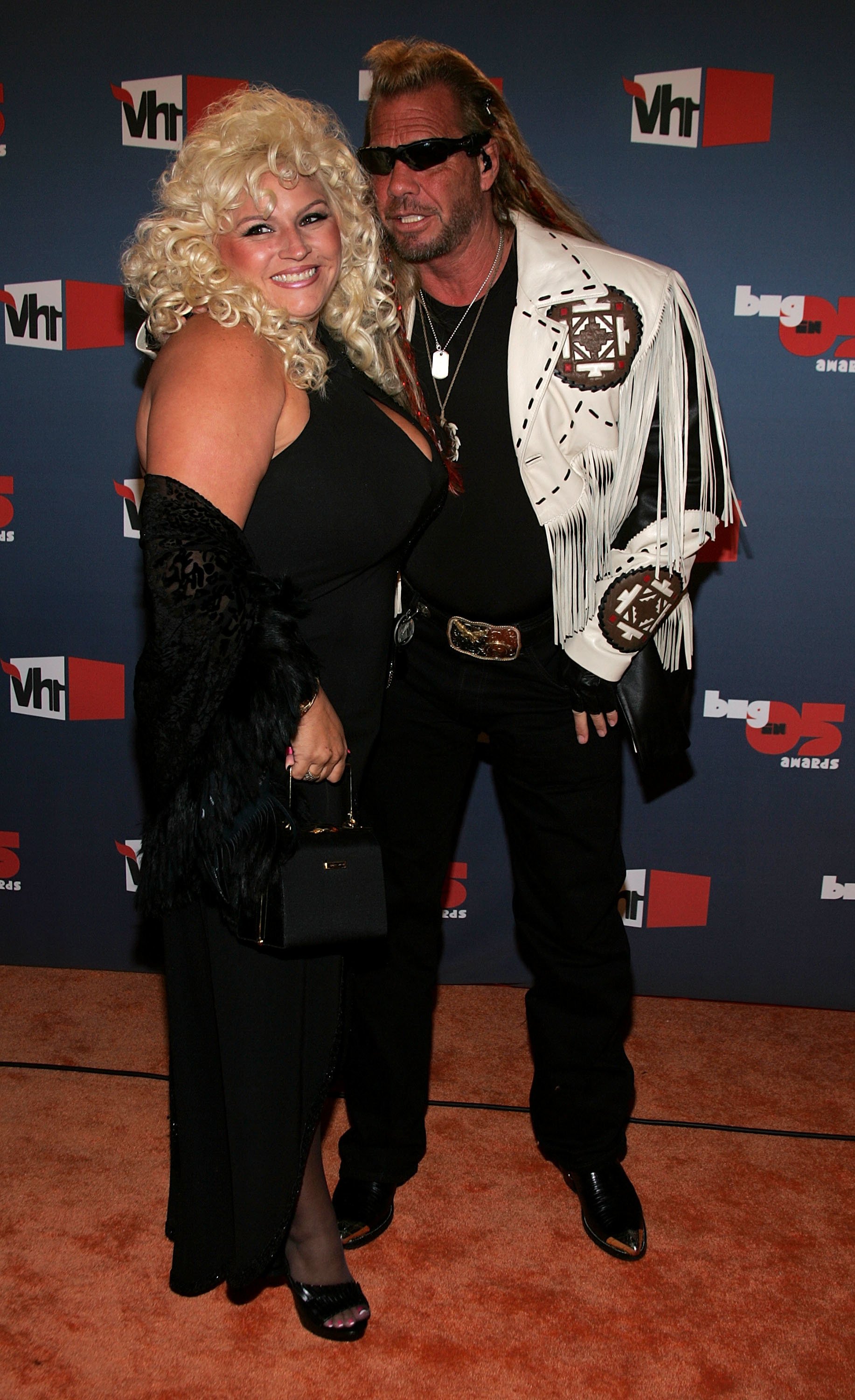 : Bounty Hunter Duane "Dog" Chapman (R) and Beth Chapman arrive at the VH1 Big In '05 Awards held at Stage 15 | Getty Images