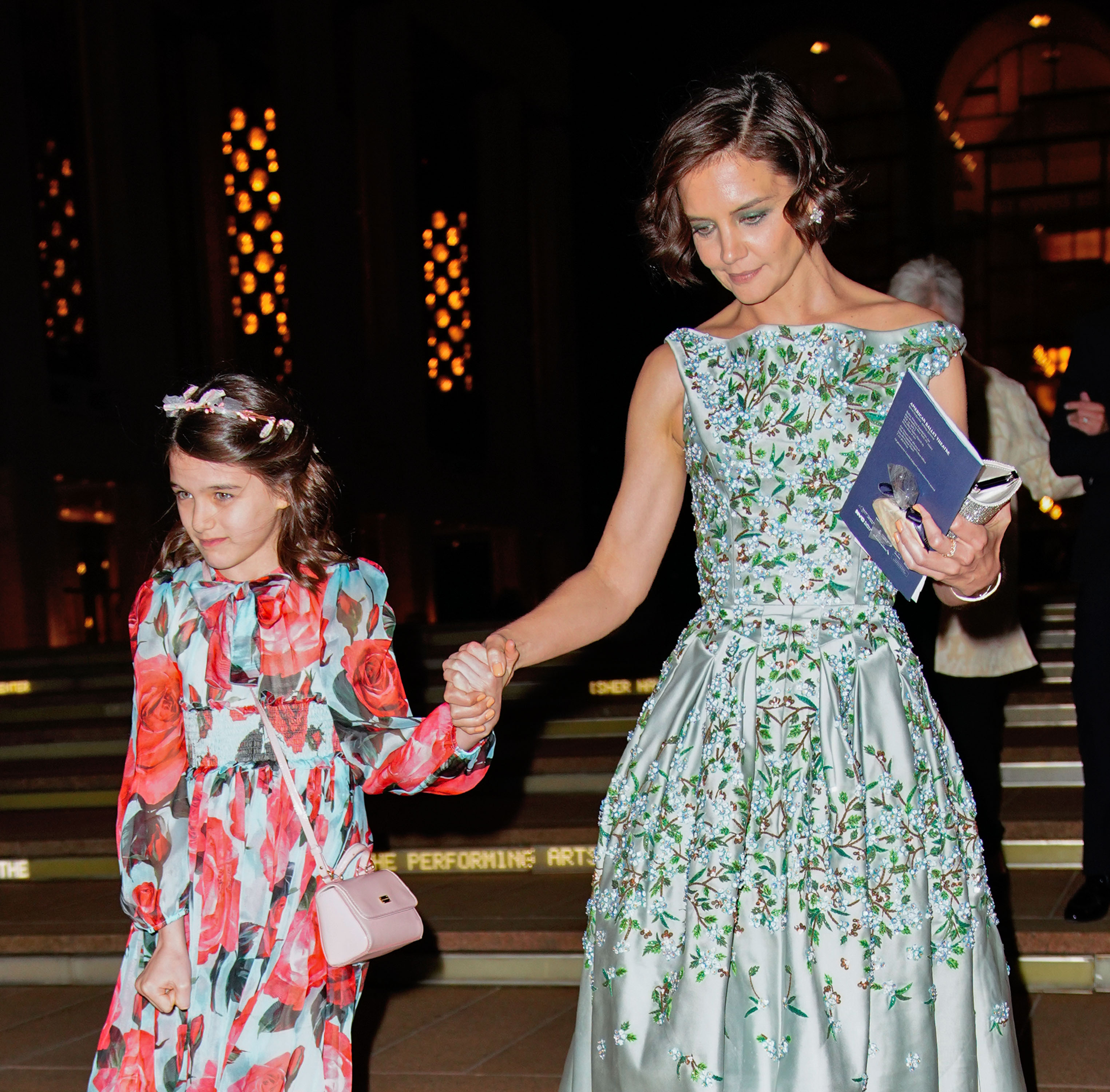 Suri Cruise and Katie Holmes seen on May 21, 2018 in New York City | Source: Getty Images