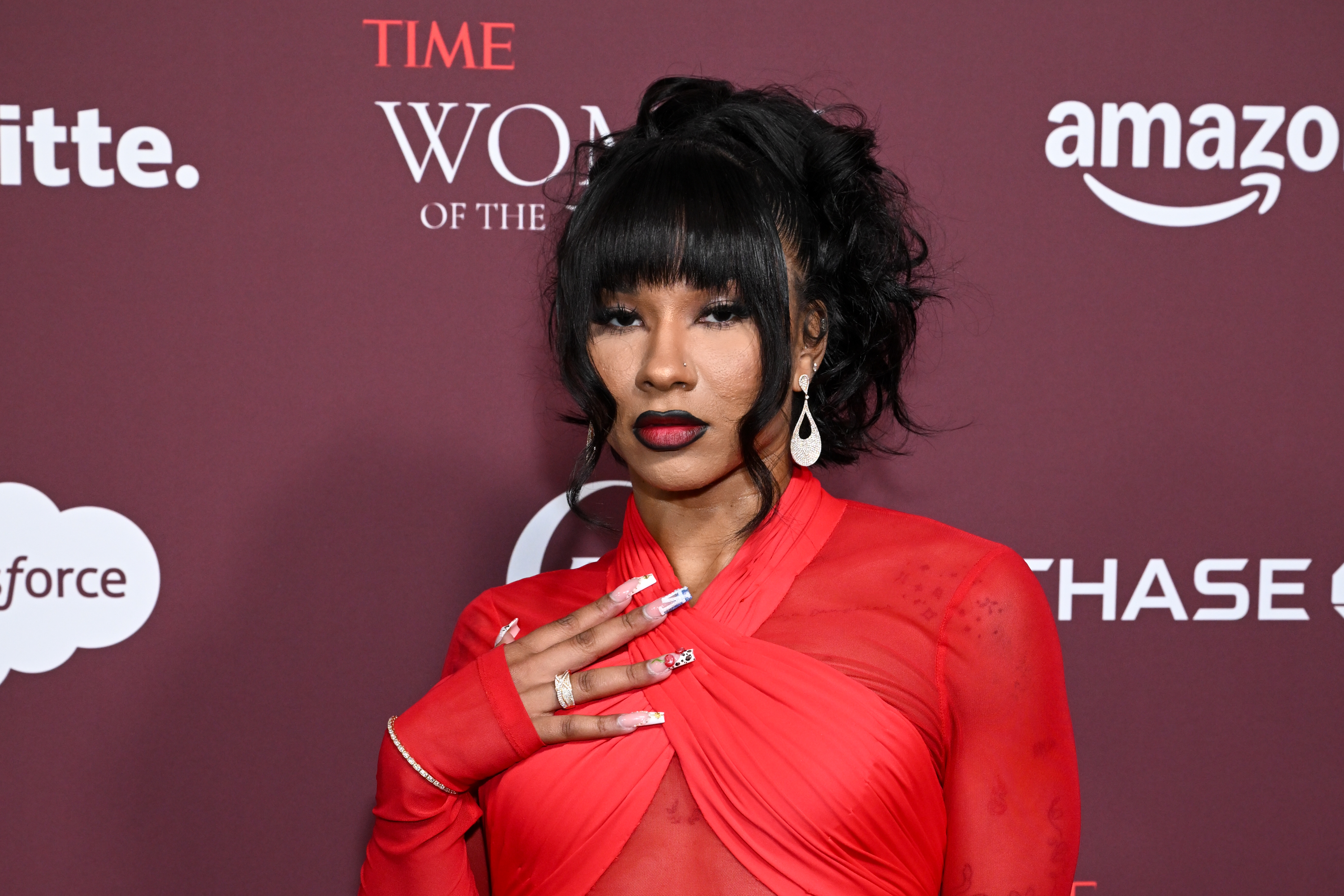 Jordan Chiles at the TIME 2025 Women of the Year Gala held at The West Hollywood EDITION on February 25, 2025, in Los Angeles, California | Source: Getty Images