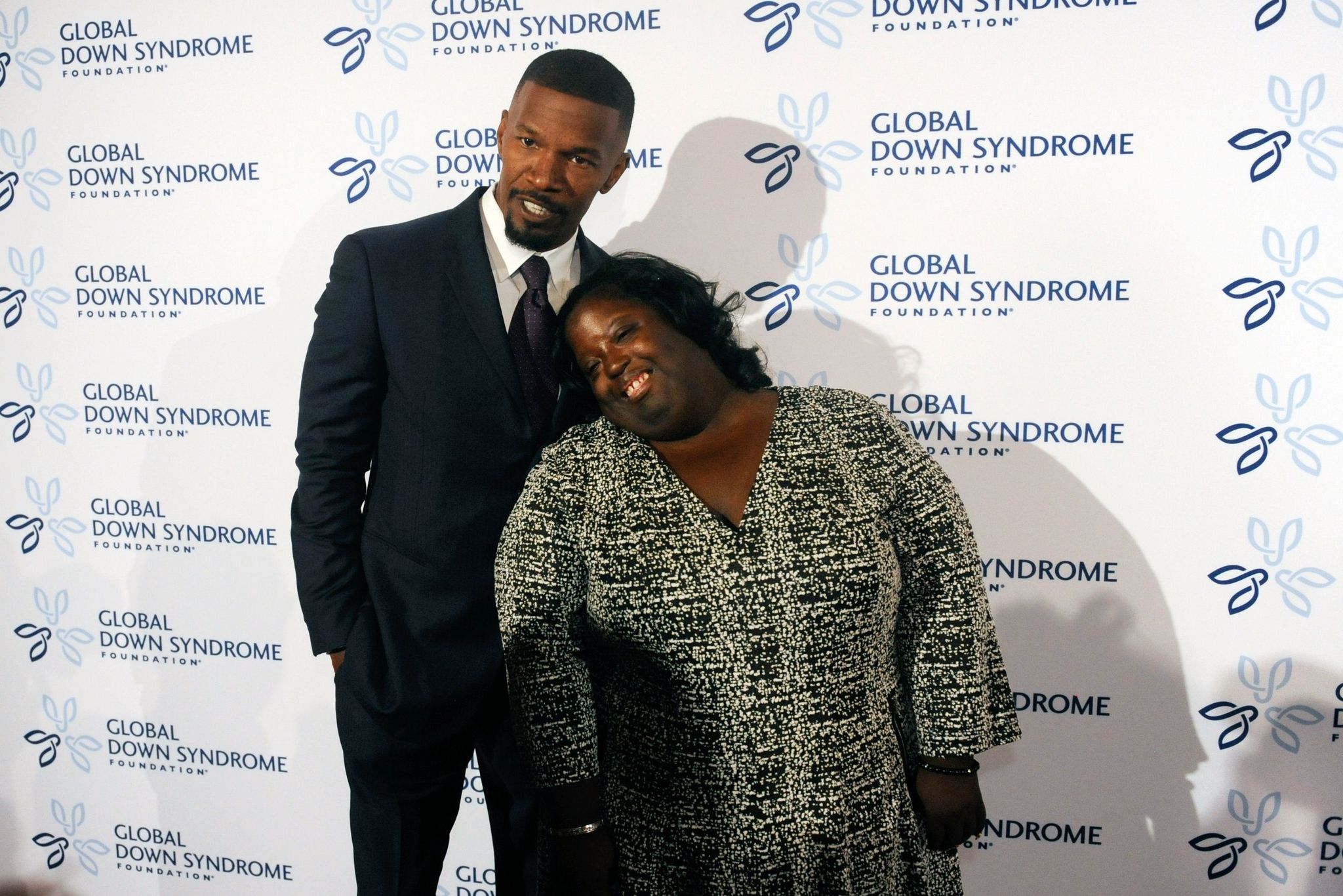 Jamie Foxx and DeOndra Dixon during the 2016 Global Down Syndrome Foundation "Be Beautiful, Be Yourself" fashion show at the Colorado Convention Center in Denver, Colorado, on November 12, 2016. | Source: Getty Images
