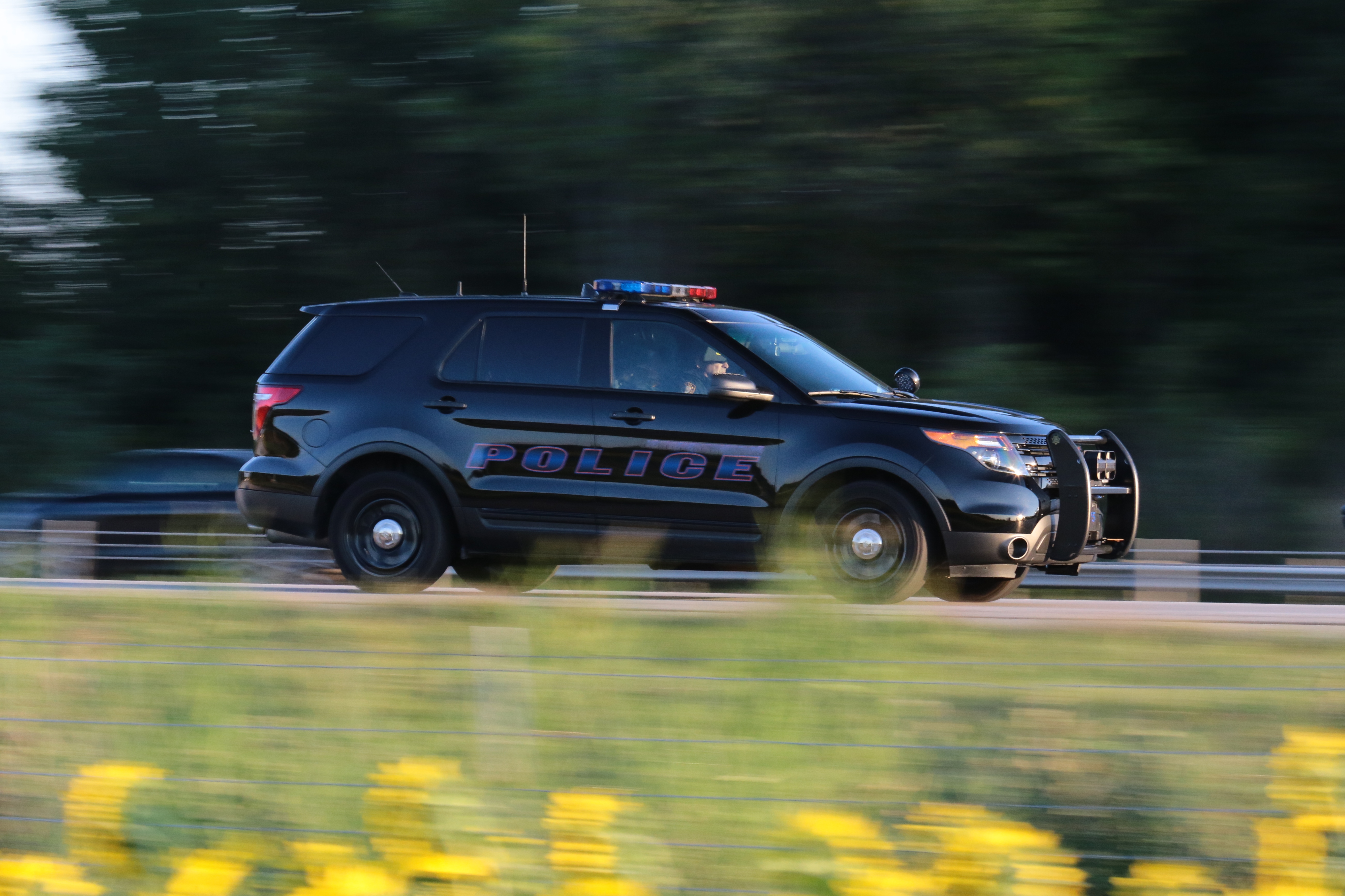 A patrol vehicle on the move. | Source: Getty Images