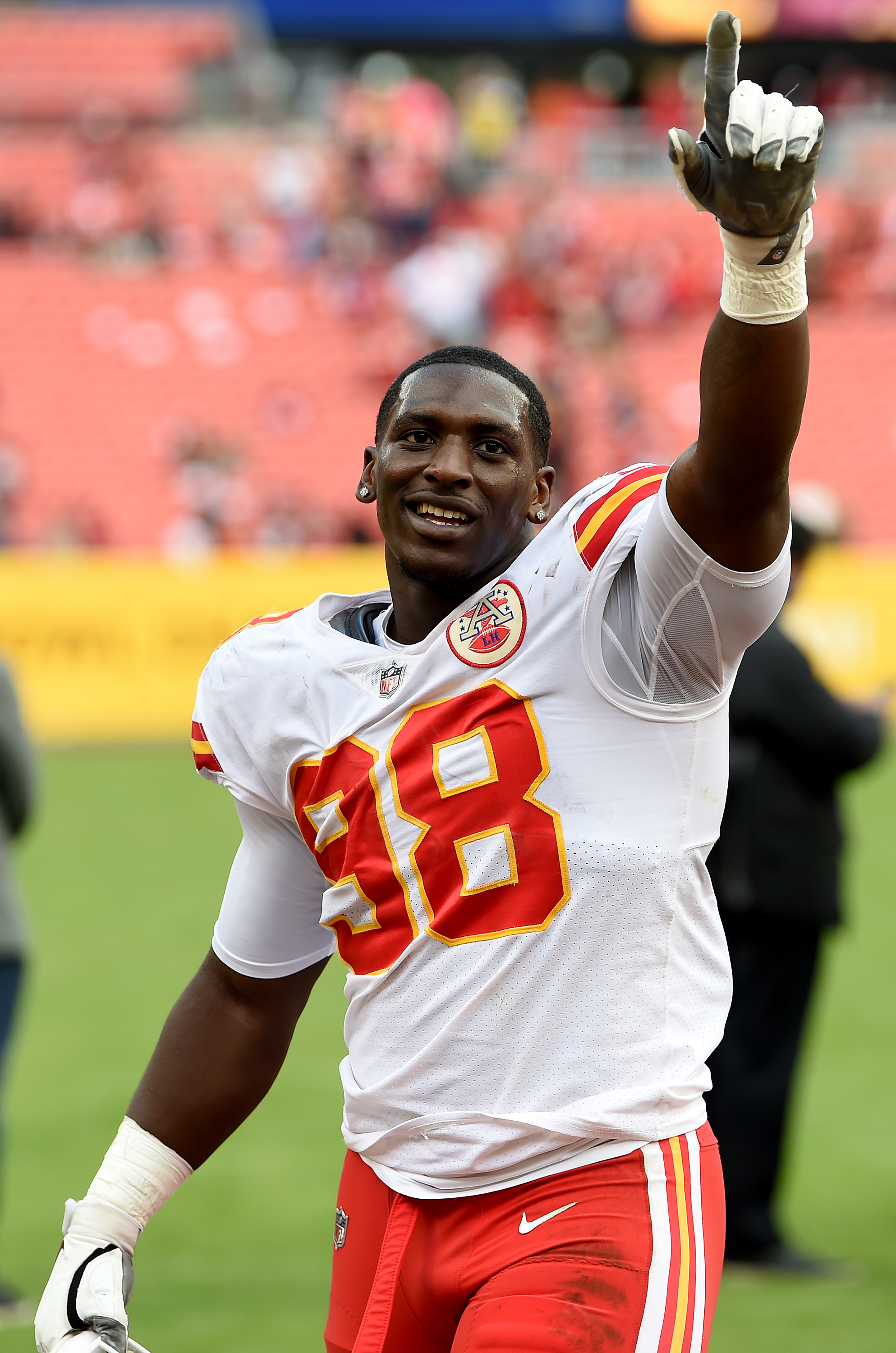 Tershawn Wharton #98 of the Kansas City Chiefs walks off the field after a victory against the Washington Football Team at FedExField in Landover, Maryland, on October 17, 2021 | Source: Getty Images