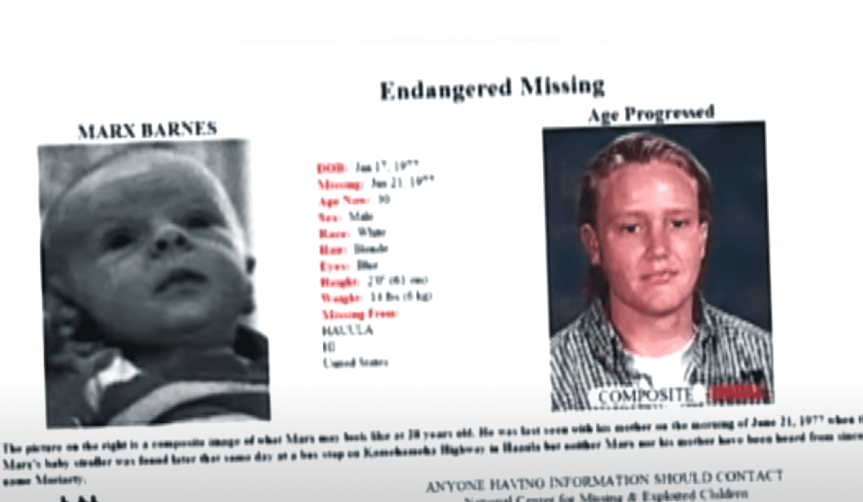 A man found himself on a missing children website and recognized himself because of an age-progression image | Photo: Youtube/CBS