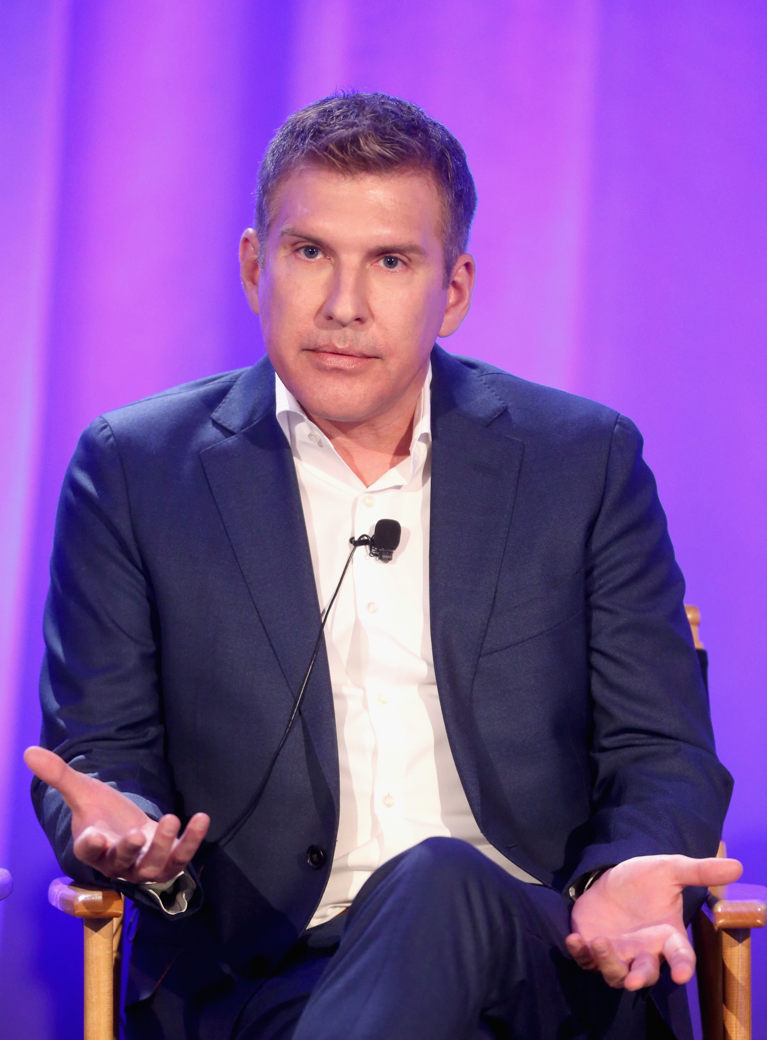 Todd Chrisley at the 'Chrisley Knows Best' panel at the 2016 NBCUniversal Summer Press Day at Four Seasons Hotel Westlake Village on April 1, 2016 in Westlake Village, California. | Source: Getty Images