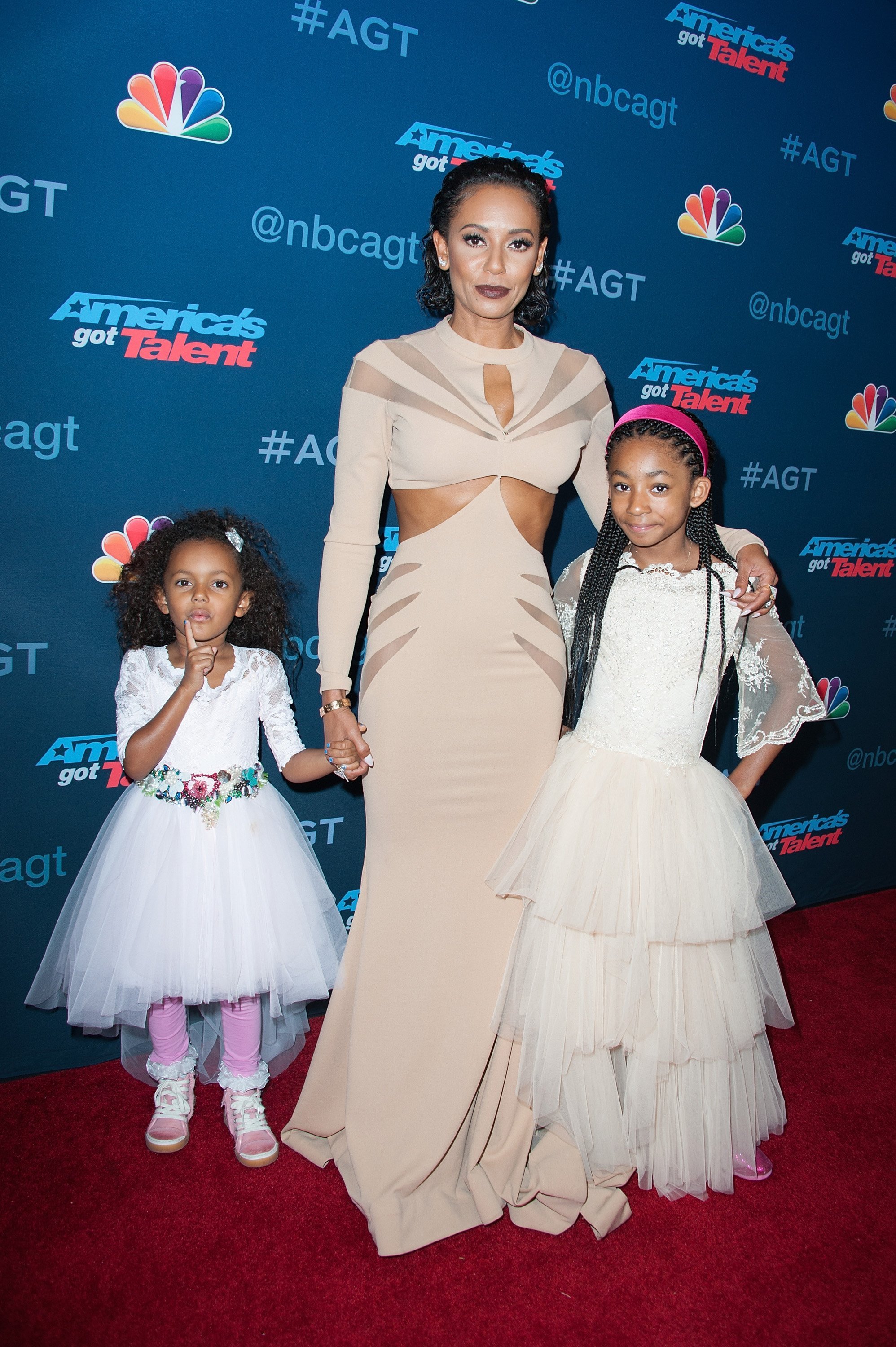 Mel B and daughters Madison Belafonte and Angel Brown arrive at the America's Got Talent' Season 11 Finale, 2016. | Photo: GettyImages/Global Images of Ukraine