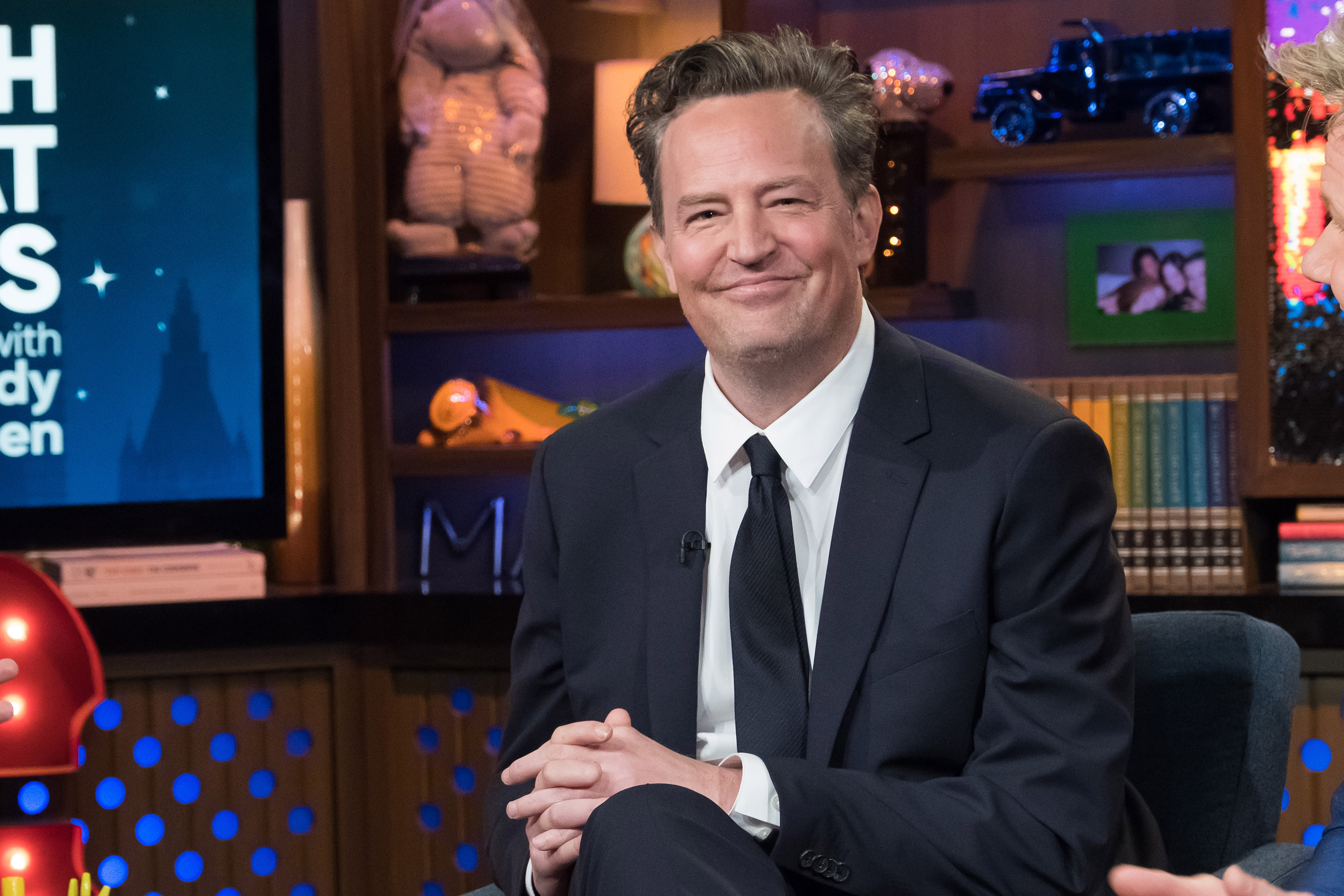 Matthew Perry during an appearance on "Watch What Happens Live With Andy Cohen" on May 18, 2017 | Source: Getty Images