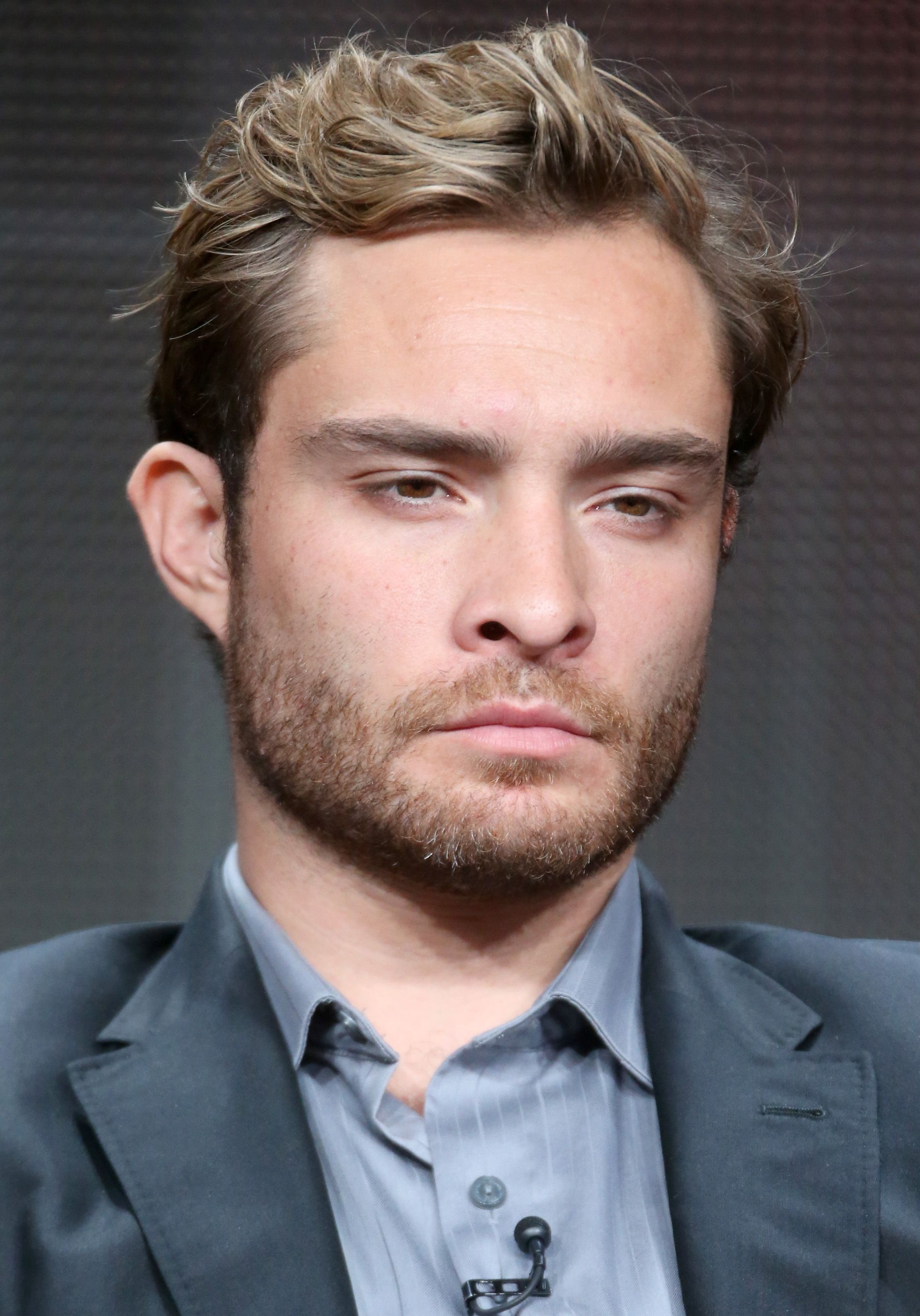 Ed Westwick at the 'Wicked City' panel discussion on August 4, 2015 in California.  | Source: Getty Images