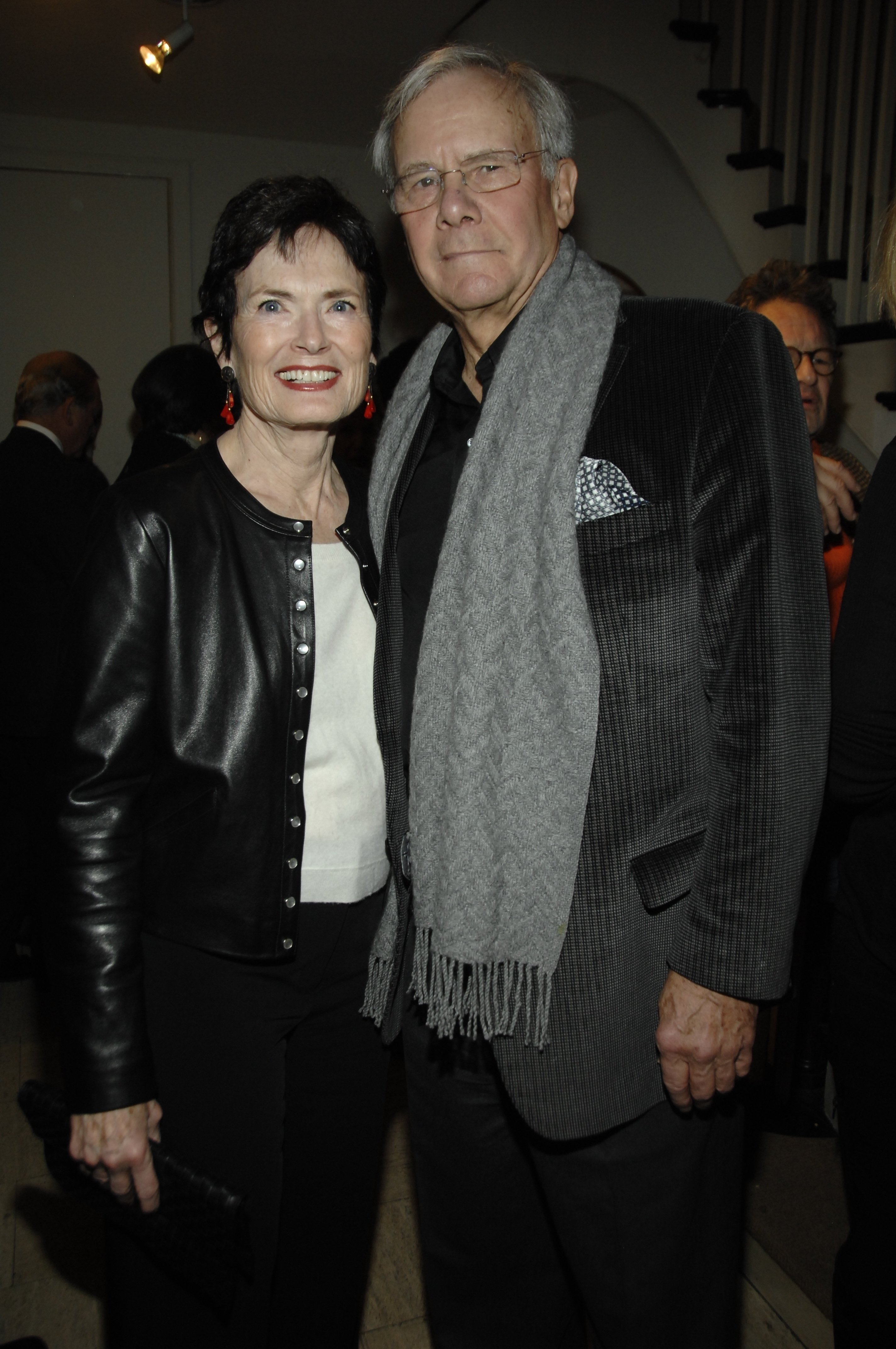 Meredith Lynn Auld and Tom Brokow attend JUDY LICHT and JERRY DELLA FEMINA Host GENIUS ON THE EDGE Book Party at Private Residence on February 8, 2010 in New York City |  Source: Getty Images
