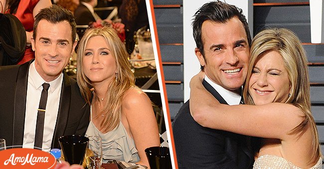 Photo of ex couple Jennifer Ashton and Justin Theroux together at an event. | Photo: Getty Images