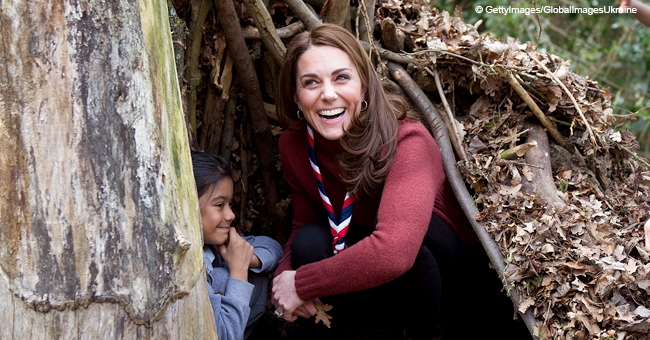 Kate Middleton Shows off Her Skills as She Spends a Day out in the Park with Young Scouts