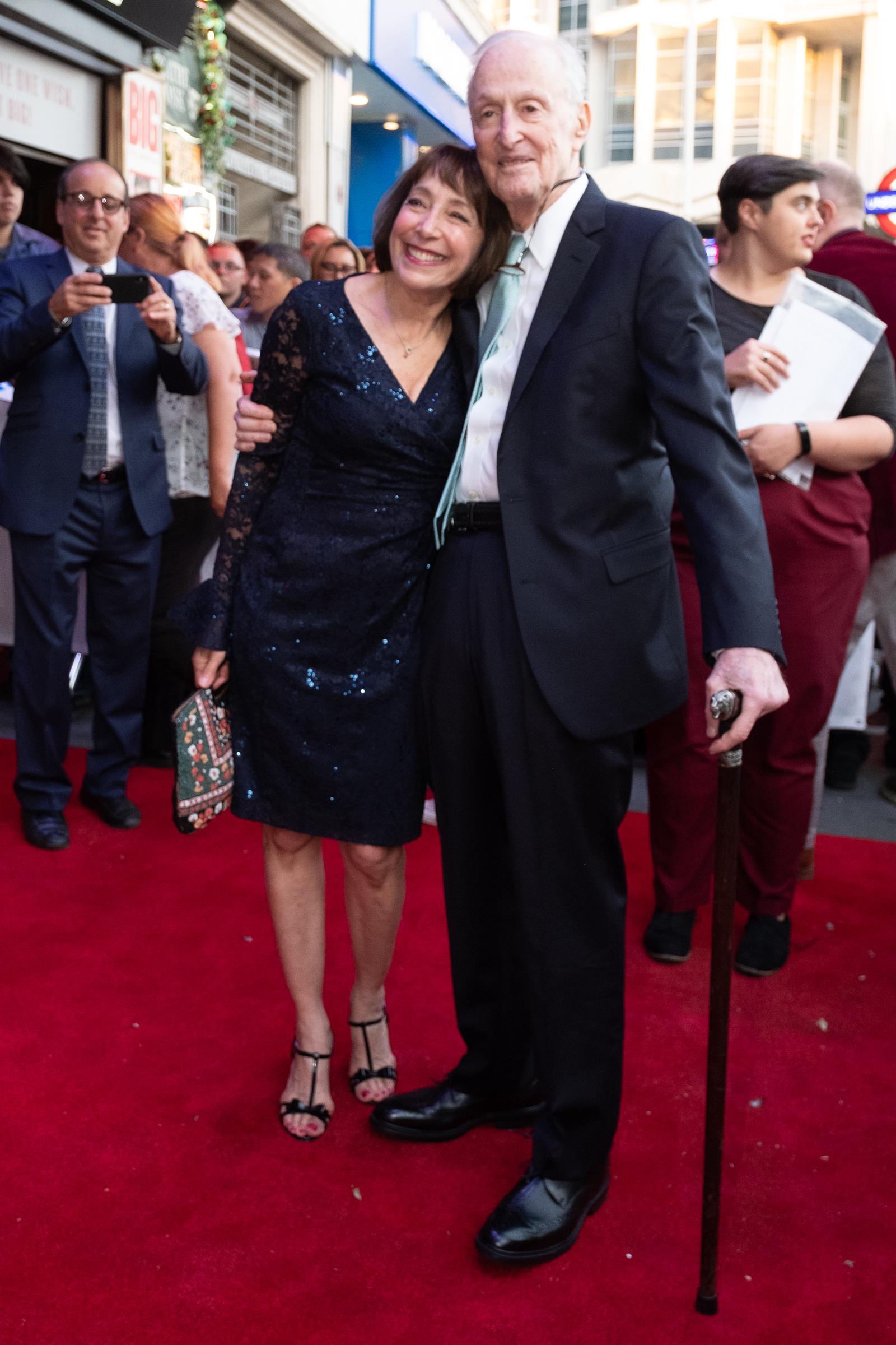 The actress and David Shire attend BIG The Musical gala performance on September 17, 2019, in London, England. | Source: Getty Images