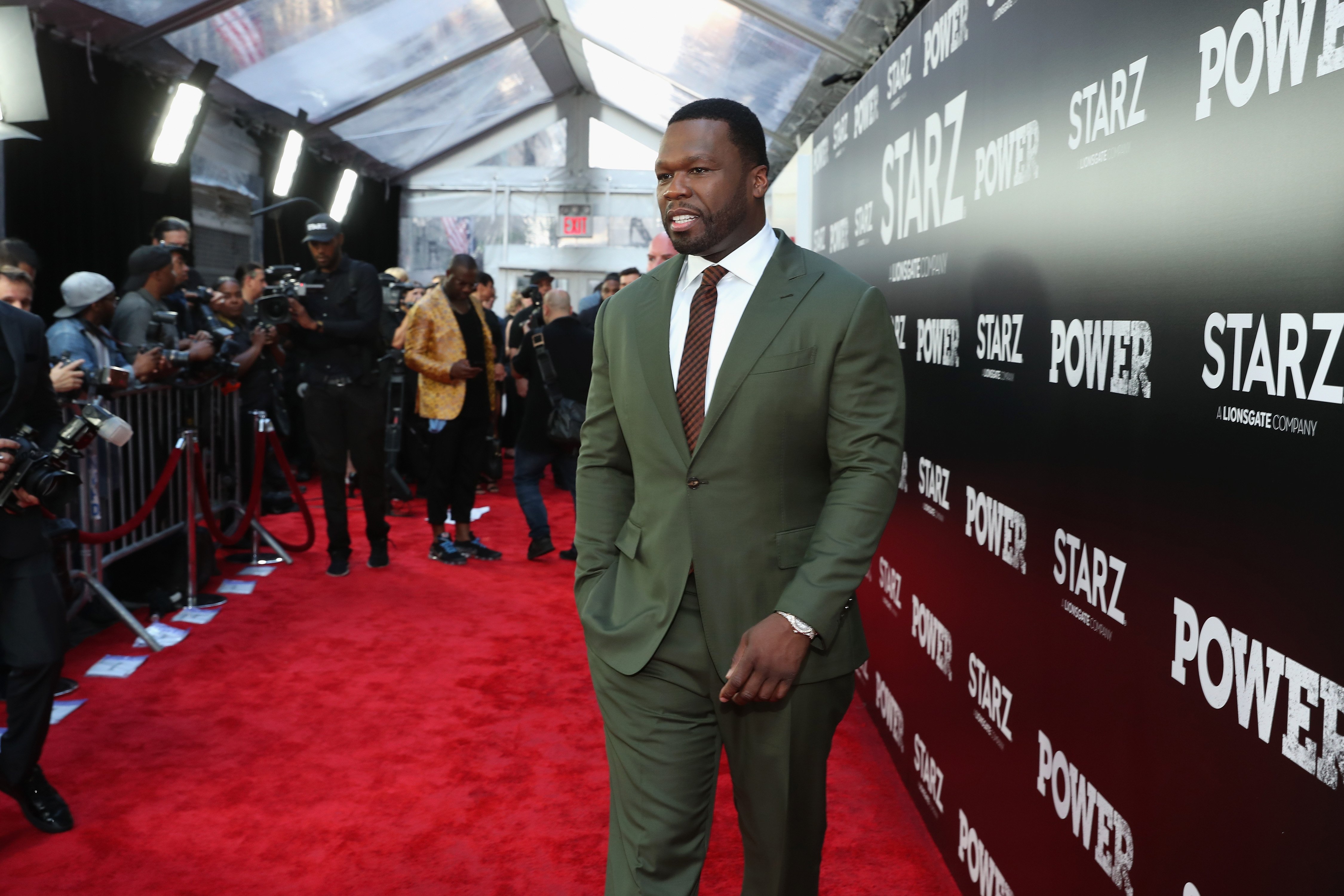 Curtis "50 cent" Jackson at the Starz "Power" The Fifth Season NYC Red Carpet Premiere Event on June 28, 2018 in New York City | Photo: Getty Images