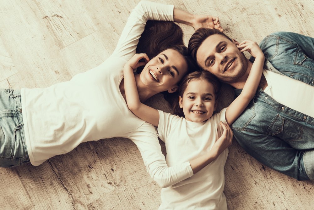 Familia de tres. | Foto: Shutterstock