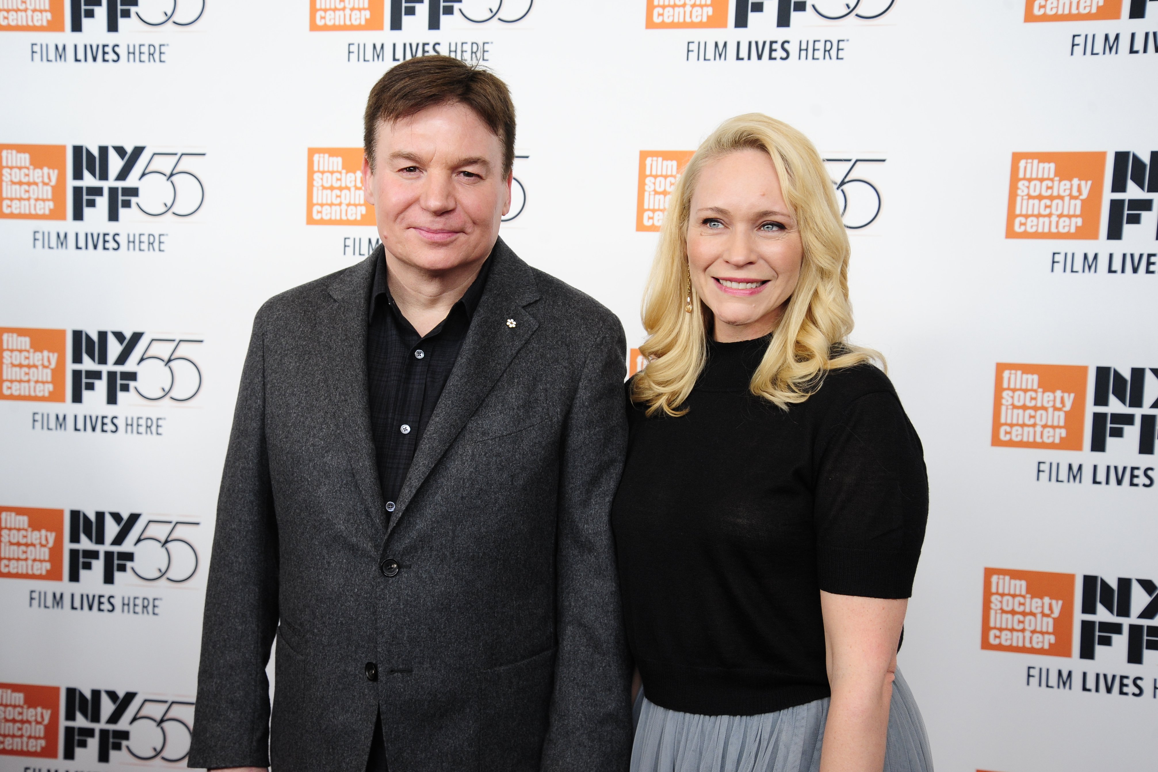 Mike Myers and Kelly Tisdale at the 55th New York Film Festival on October 5, 2017, in New York | Source: Getty Images