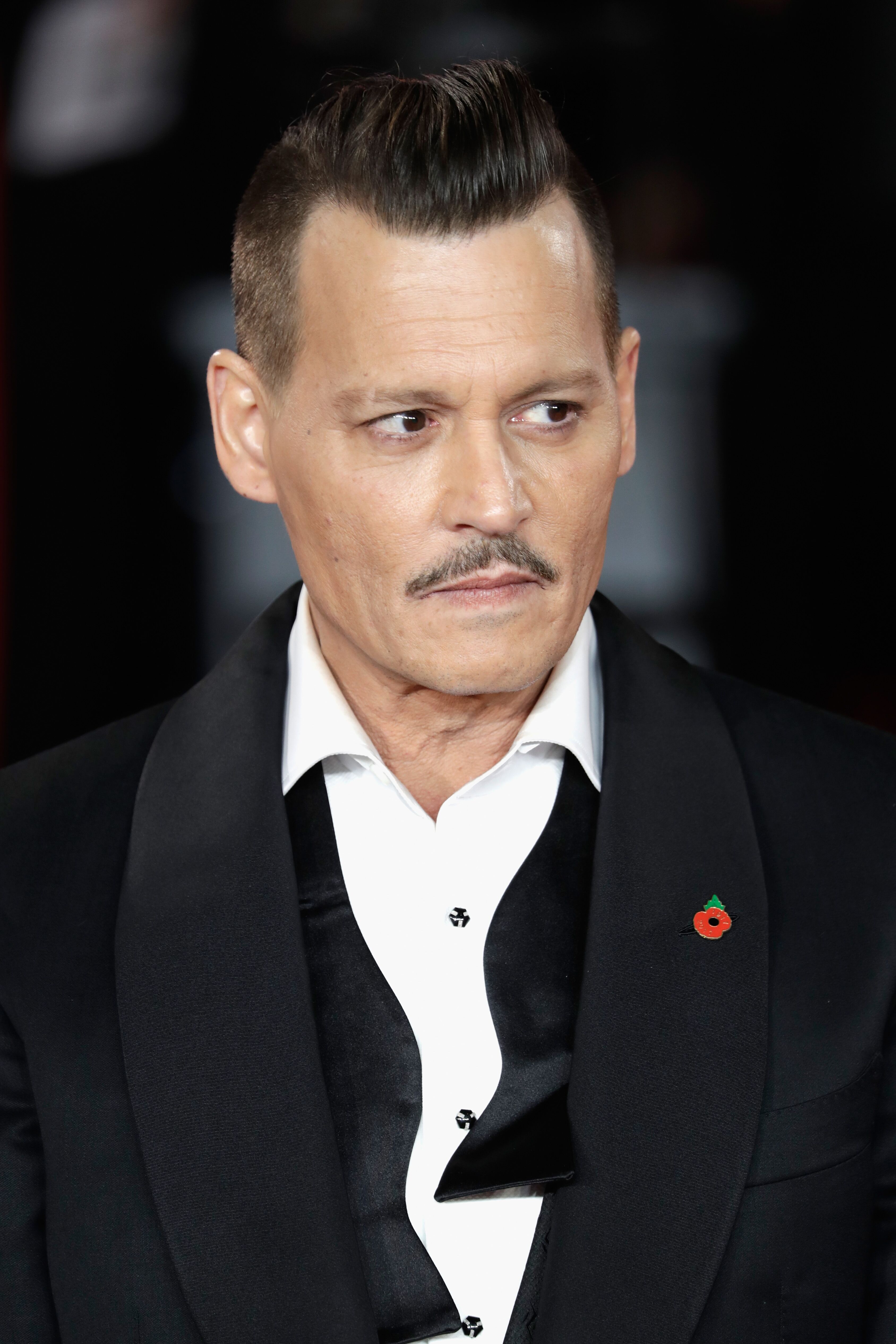 Johnny Depp attends the "Murder On The Orient Express' World Premiere." | Source: Getty Images