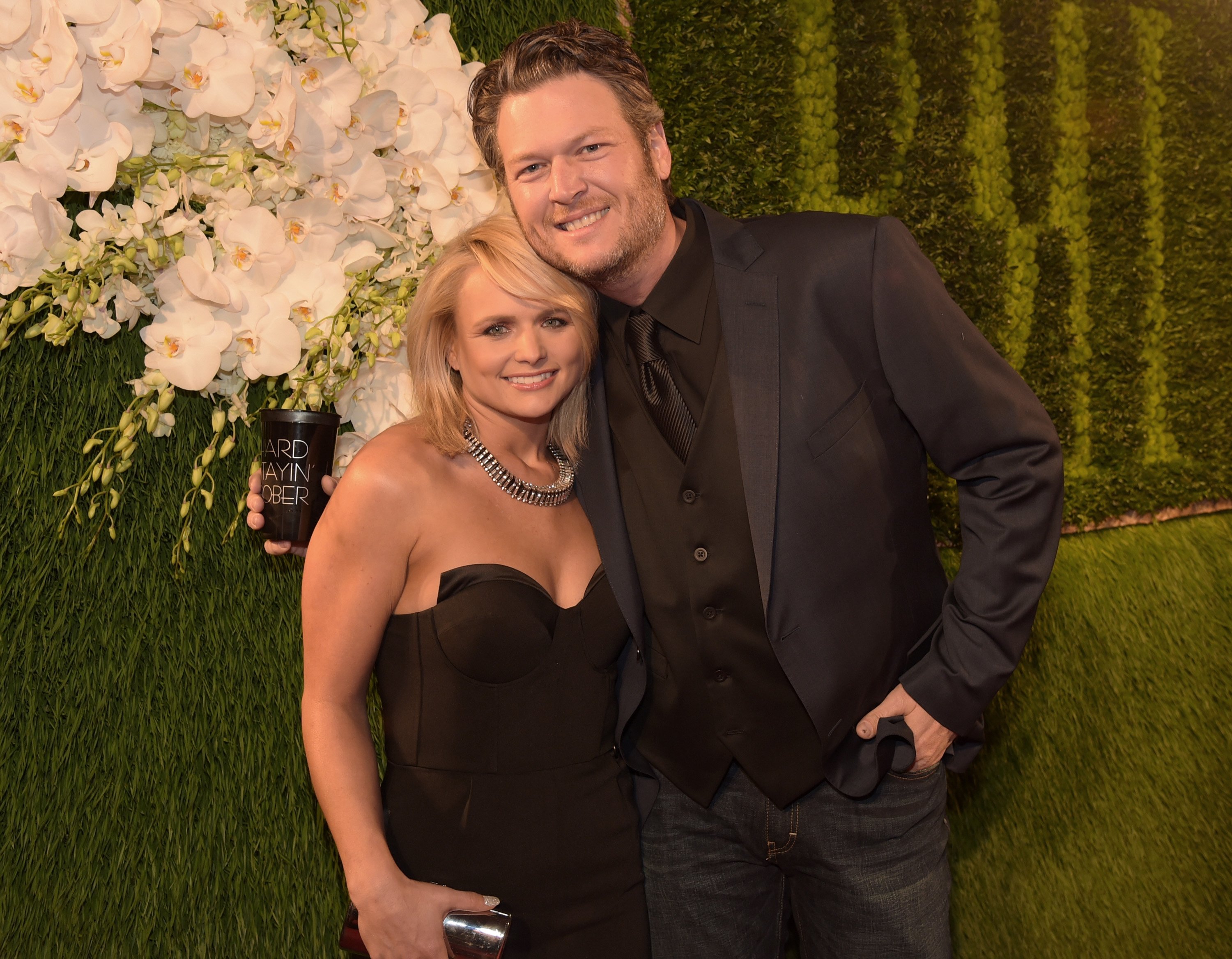 Country singers Miranda Lambert and Blake Shelton during the BMI 2014 Country Awards at BMI on November 4, 2014 in Nashville, Tennessee. | Source: Getty Images
