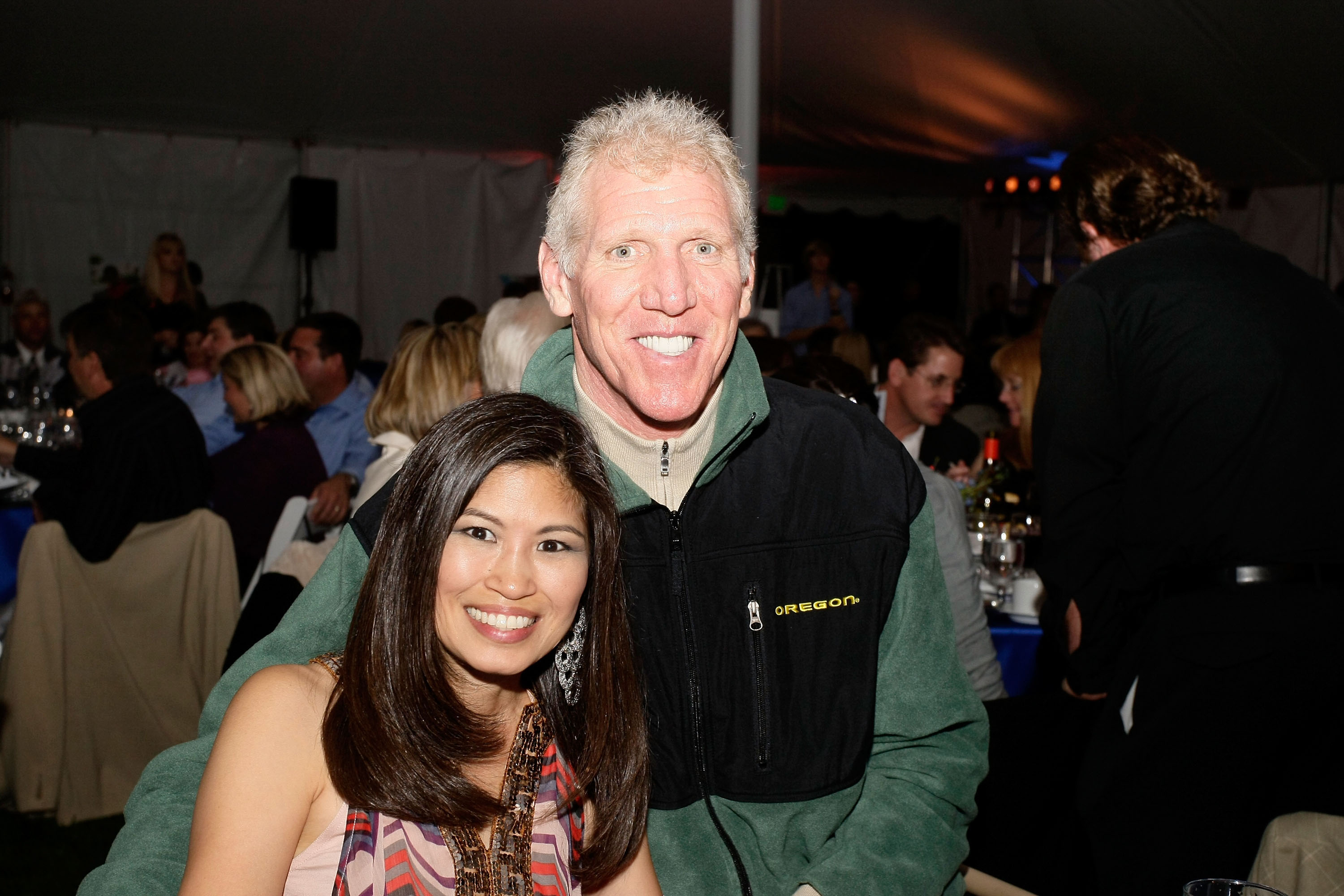 Lori Matsuoka and Bill Walton at a private concert on October 6, 2010 in San Diego, California. | Source: Getty Images