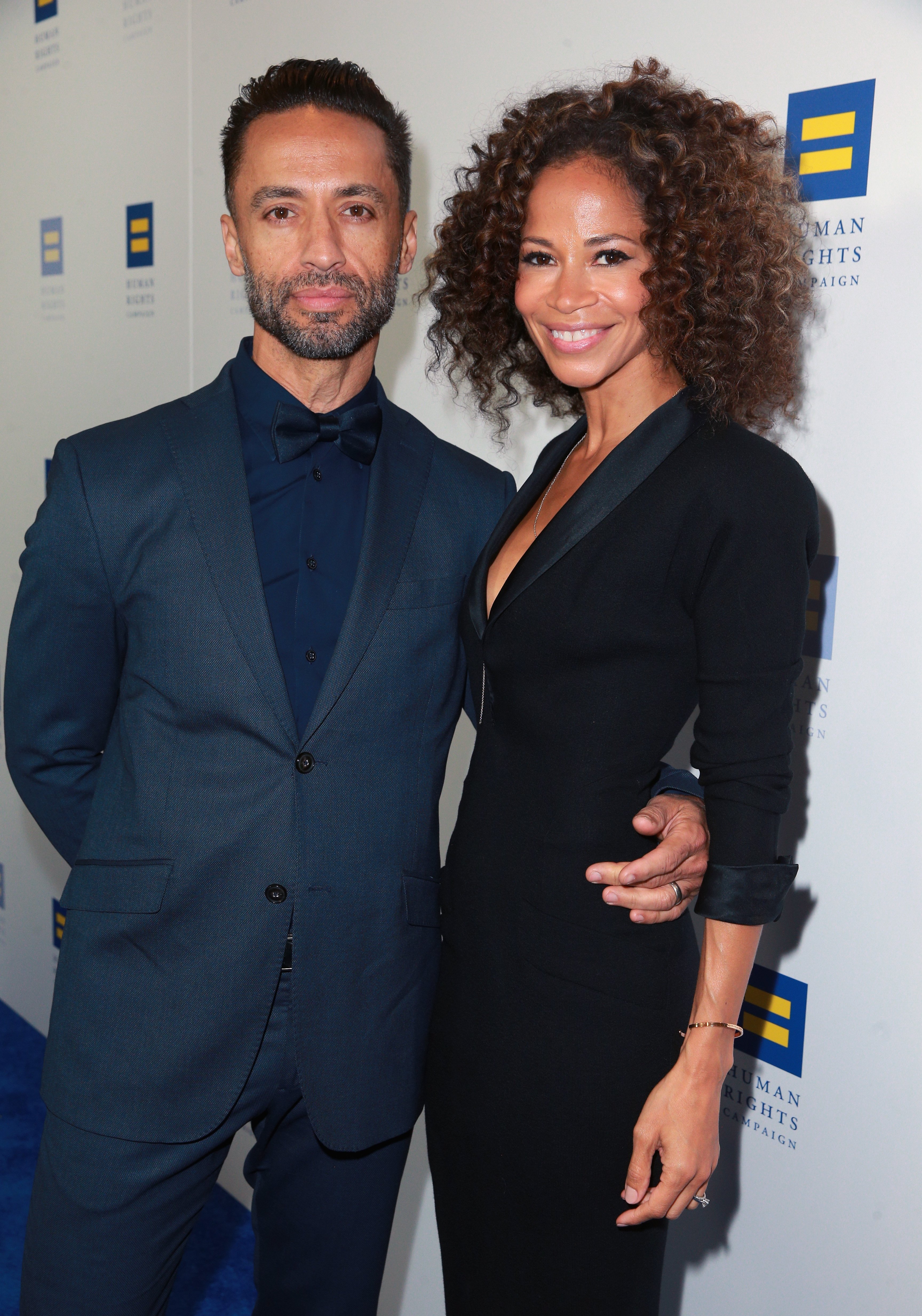 Kamar de los Reyes (L) and Sherri Saum attend The Human Rights Campaign 2018 Los Angeles Gala Dinner at JW Marriott Los Angeles. | Source: Getty Images.