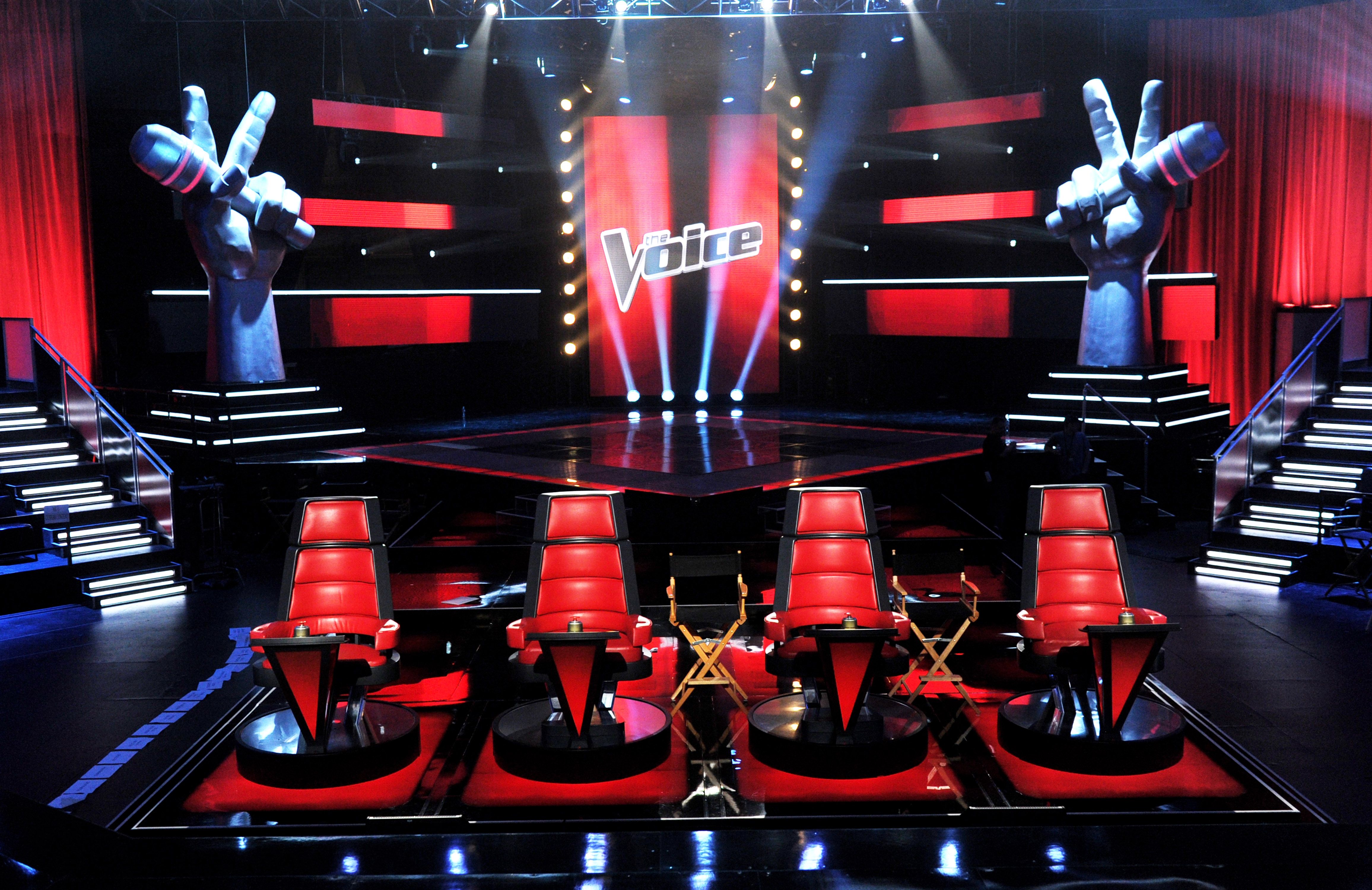 A general view of the set for NBC's "The Voice" at Sony Studios on October 28, 2011 | Photo: Getty Images