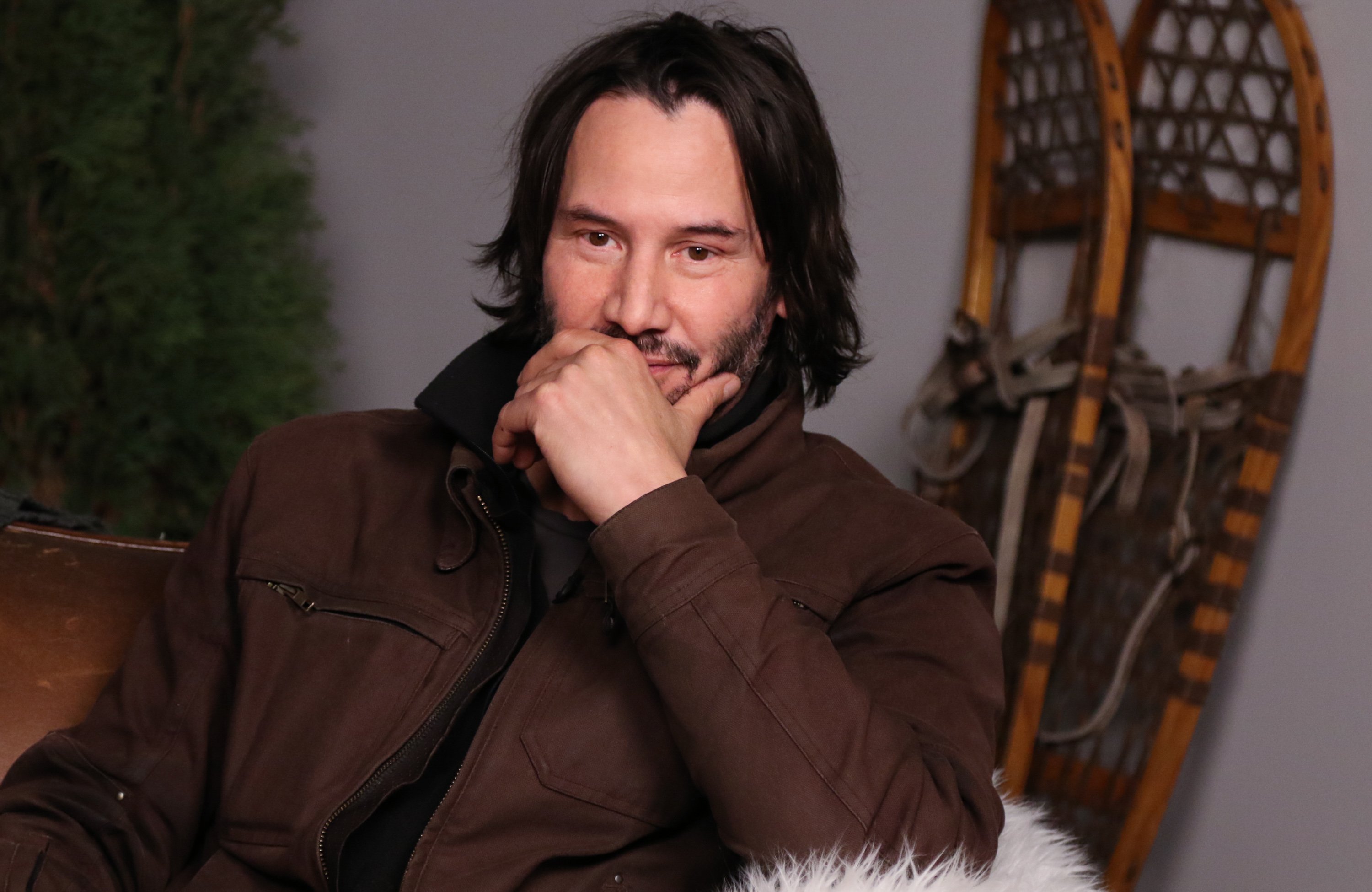 Keanu Reeves drops by The Hollywood Reporter 2017 Sundance Studio At Sky Strada - Day 2 on January 21, 2017 in Park City, Utah. | Source: Getty Images