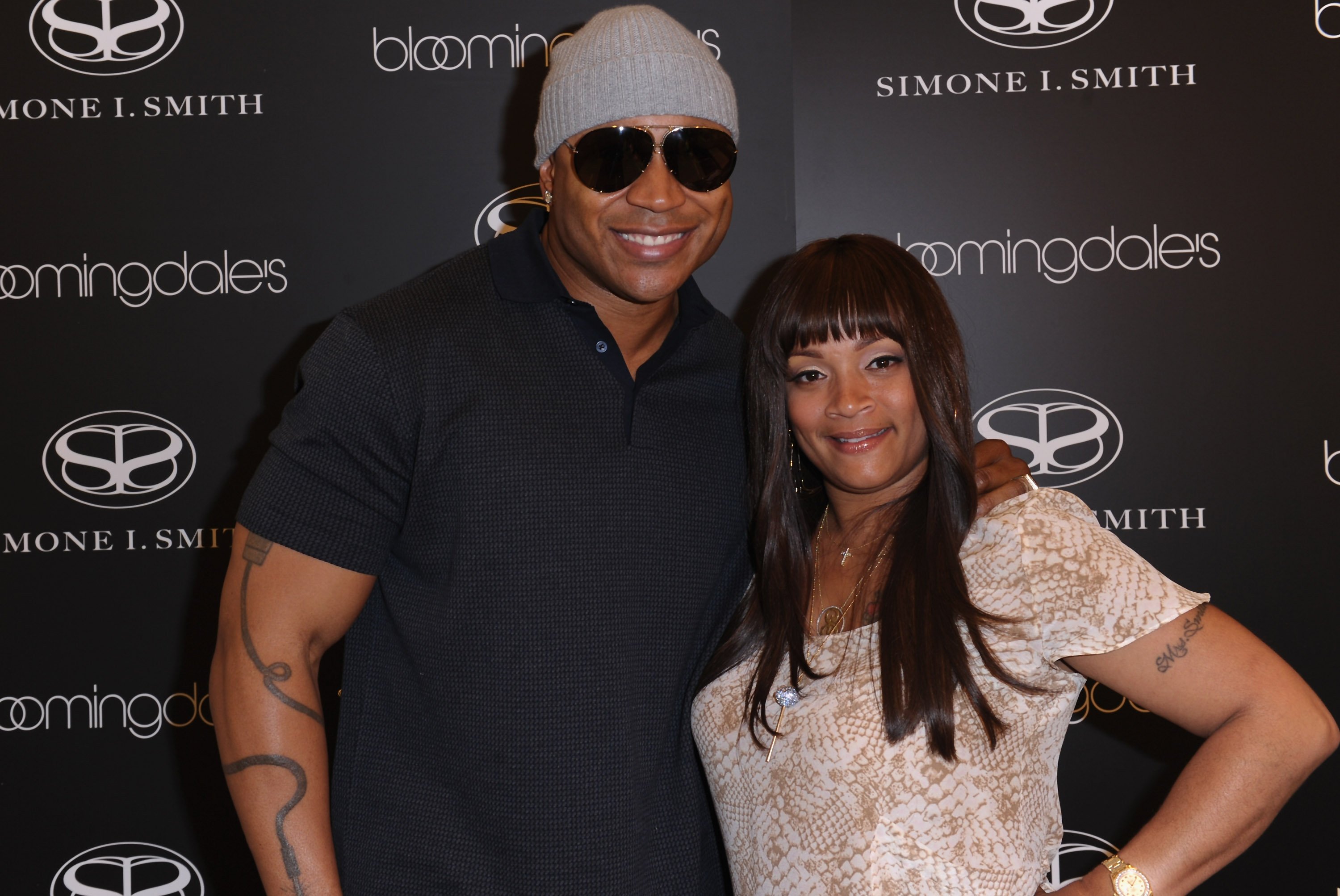  LL Cool J and designer Simone I. Smith at her personal appearance for Bloomingdale's on May 12, 2011 in Century City, California.| Source: Getty Images