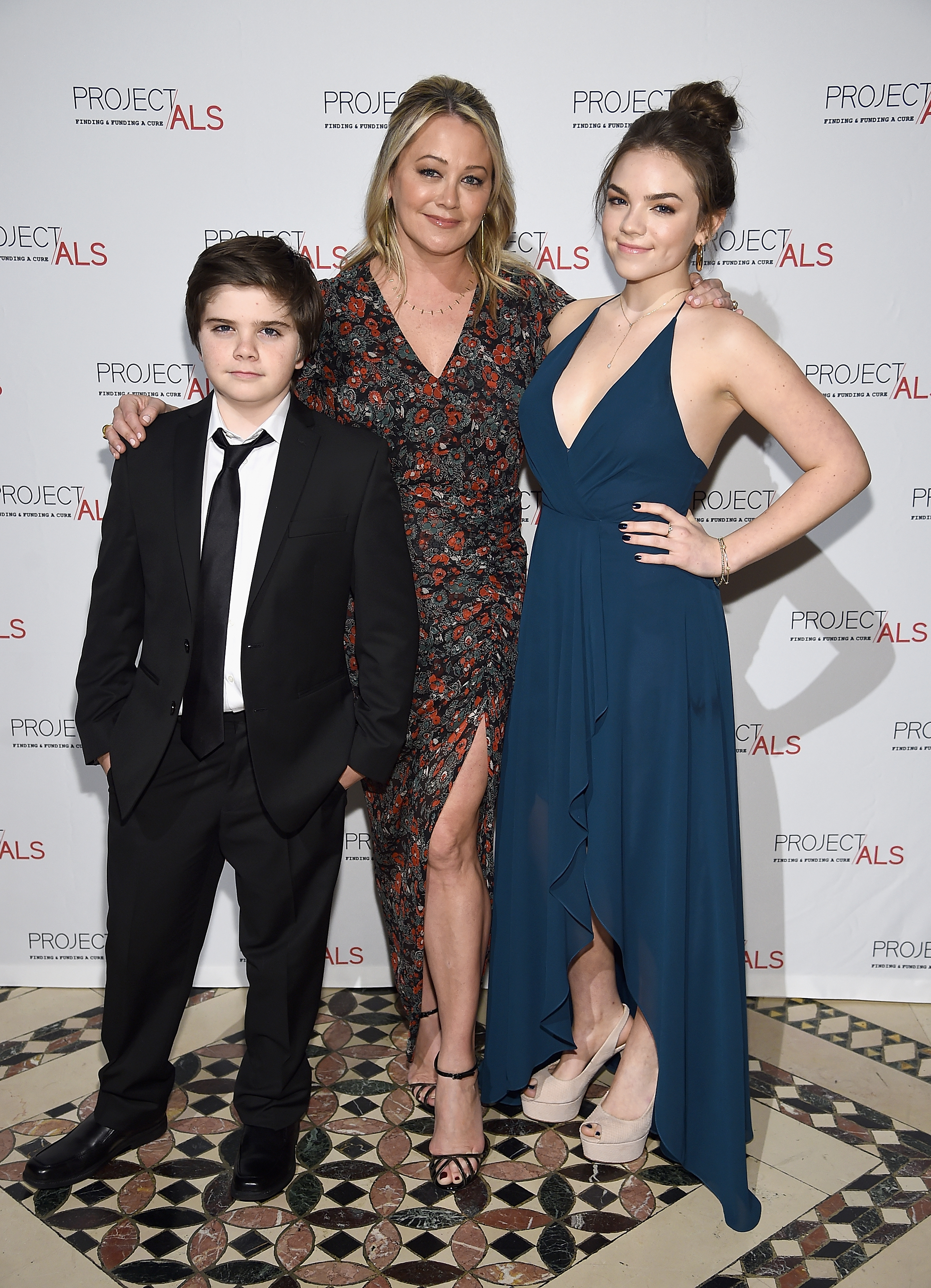 Quinlin Stiller, Christine Taylor und Ella Olivia Stiller bei der Project ALS Gala 2018 am 24. Oktober 2018 in New York | Quelle: Getty Images