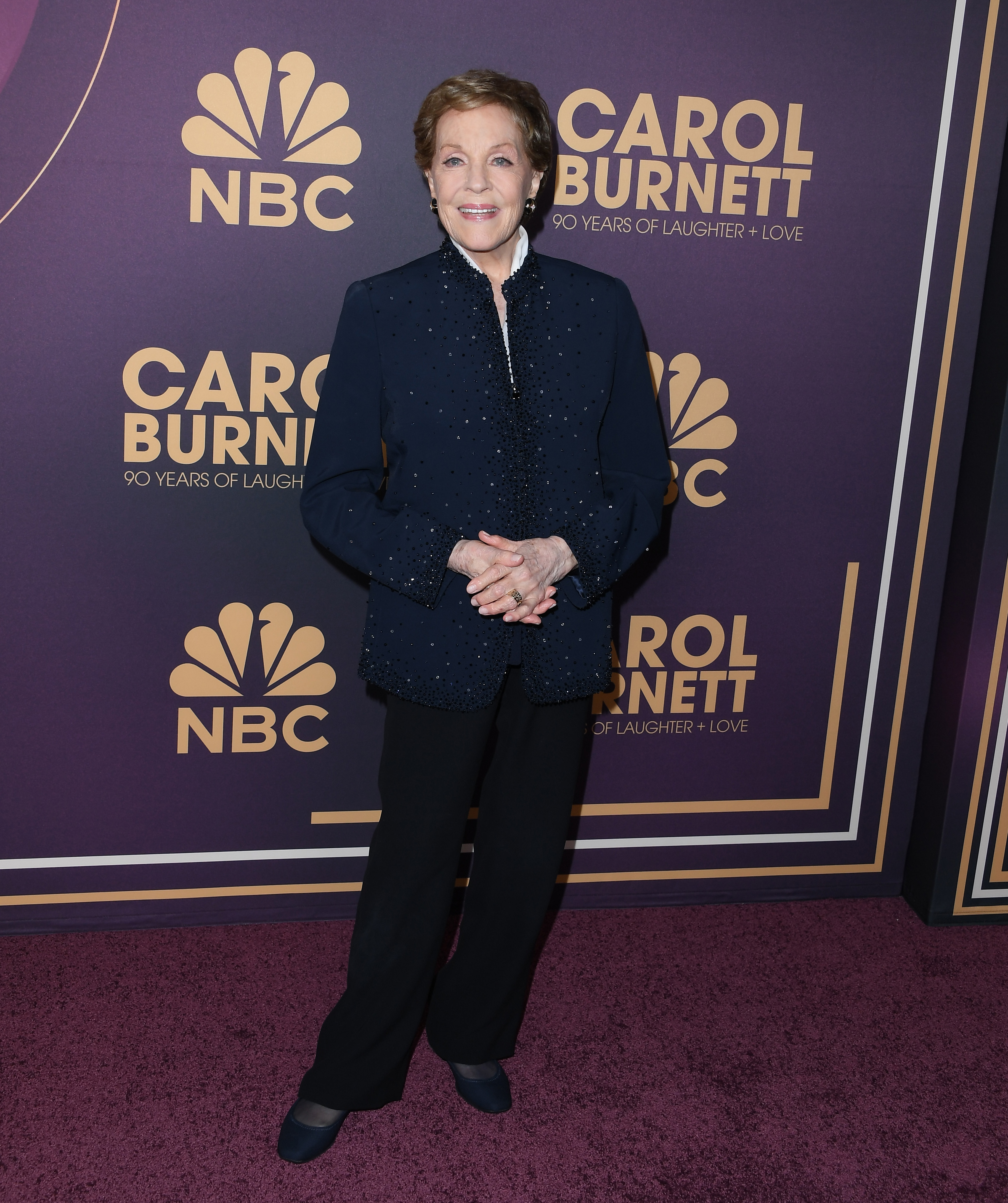 Julie Andrews at NBC's "Carol Burnett: 90 Years Of Laughter + Love" Birthday Special on March 2, 2023, in Los Angeles, California | Source: Getty Images