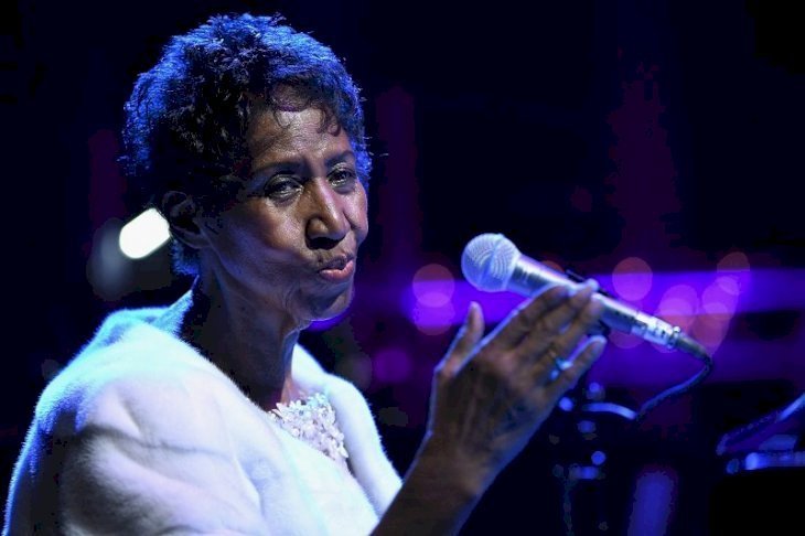 Aretha Franklin on stage at the Elton John AIDS Foundation Commemorates Its 25th Year And Honors Founder Sir Elton John on November 7, 2017 in New York City | Source: Getty Images