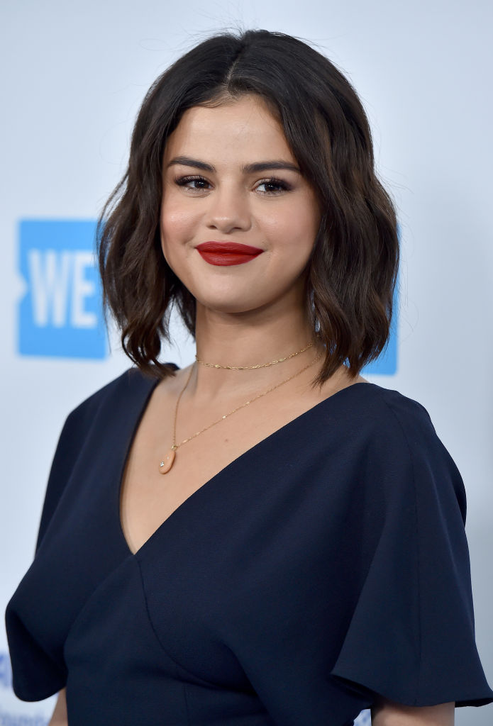 Selena Gomez at WE Day California on April 19, 2018, in Inglewood, California | Source: Getty Images