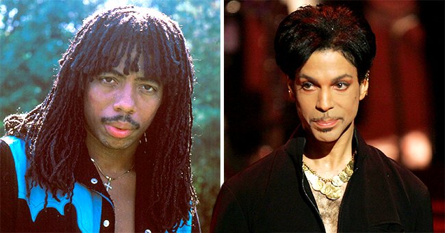 A picture of popular singers Prince and Rick James | Photo: Getty Images