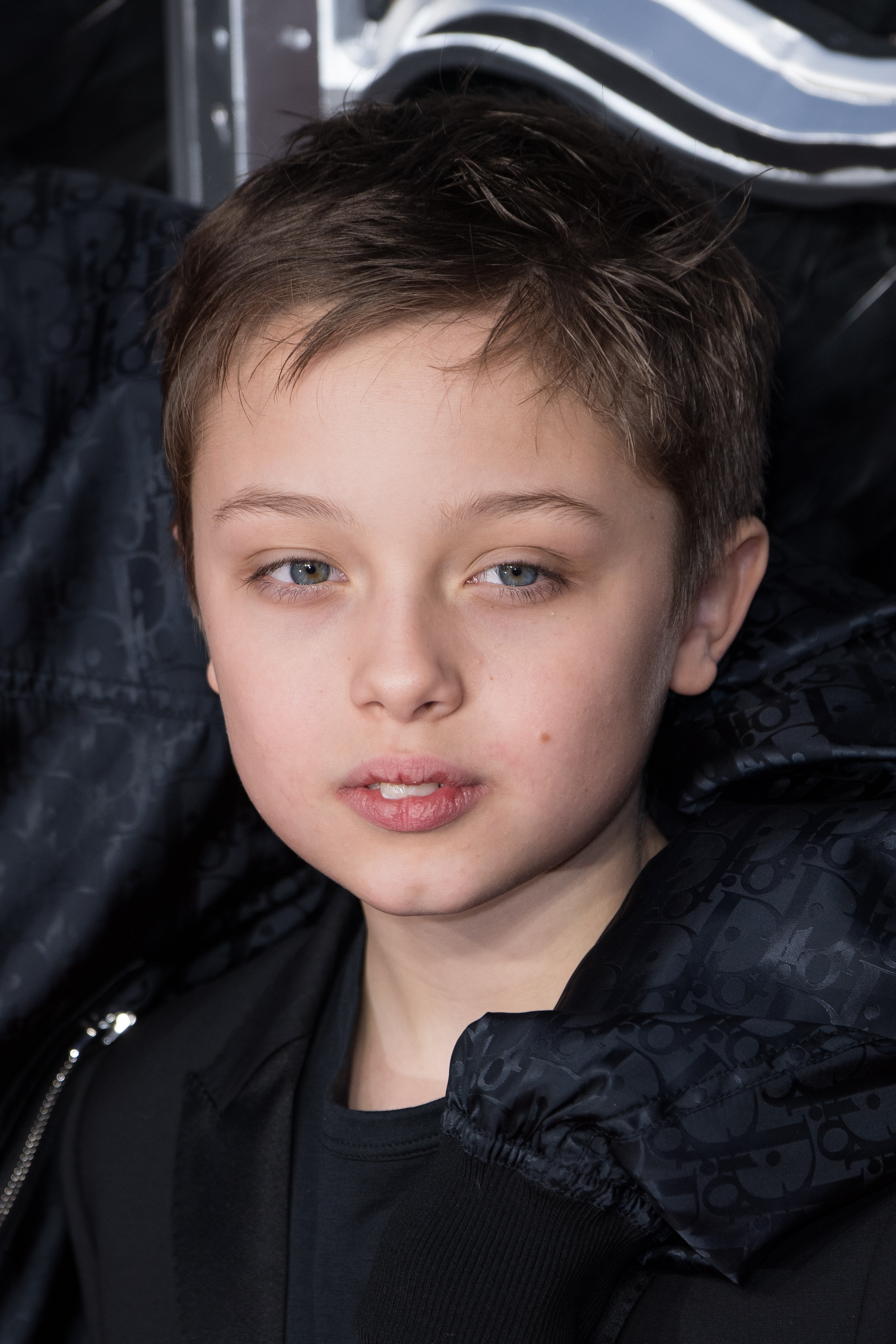 Knox Jolie-Pitt attends the European premiere of "Maleficent: Mistress of Evil" at Odeon IMAX Waterloo on October 09, 2019 in London, England | Source: Getty Images