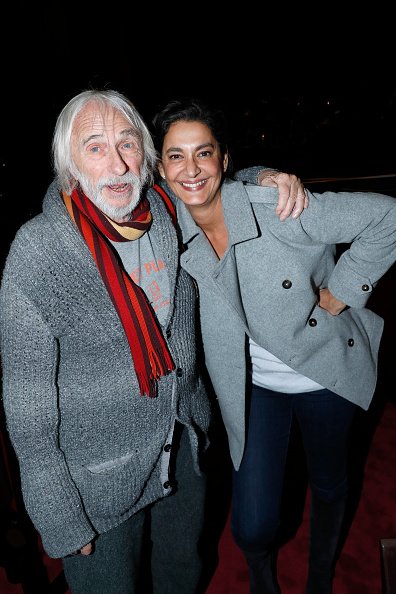 L'acteur Pierre Richard et son épouse Ceyla Lacerda assistent au concert "Birkin / Gainsbourg - Le Symphonique". |Photo : Getty Images
