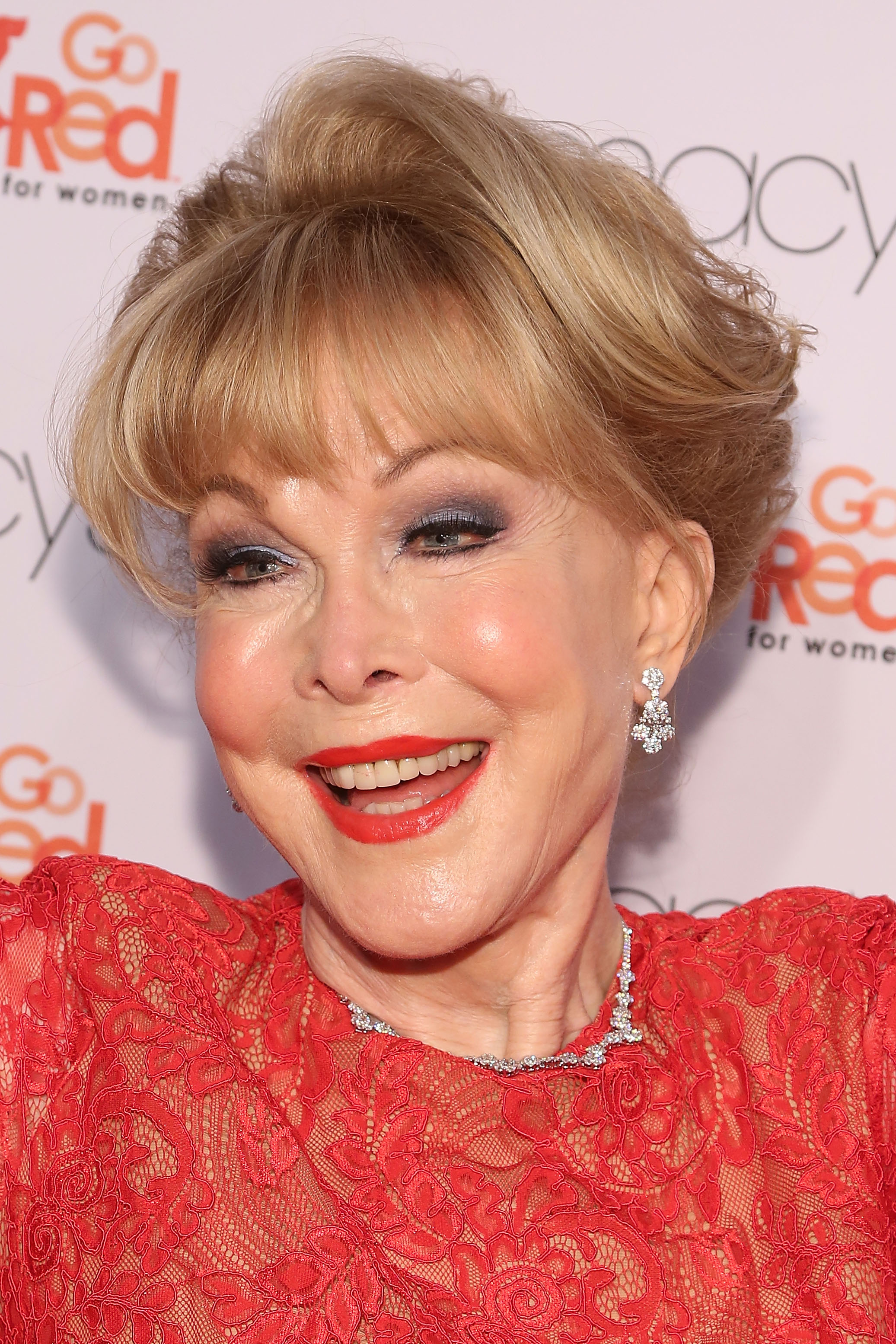 Barbara Eden attends the Go Red For Women Fall 2015 fashion show on February 12, 2015, in New York City. | Source: Getty Images