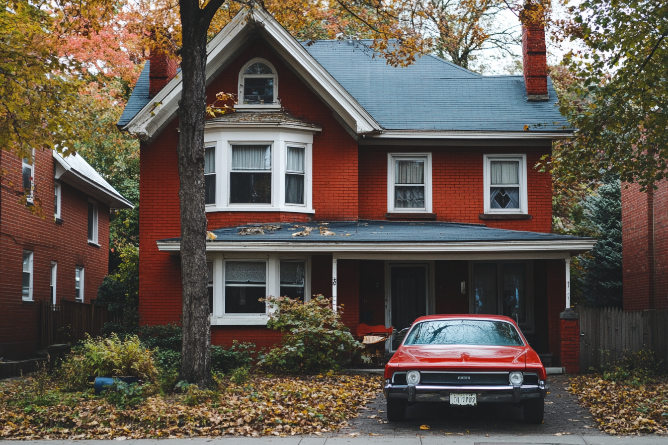 A car pulling out of a driveway | Source: Midjourney