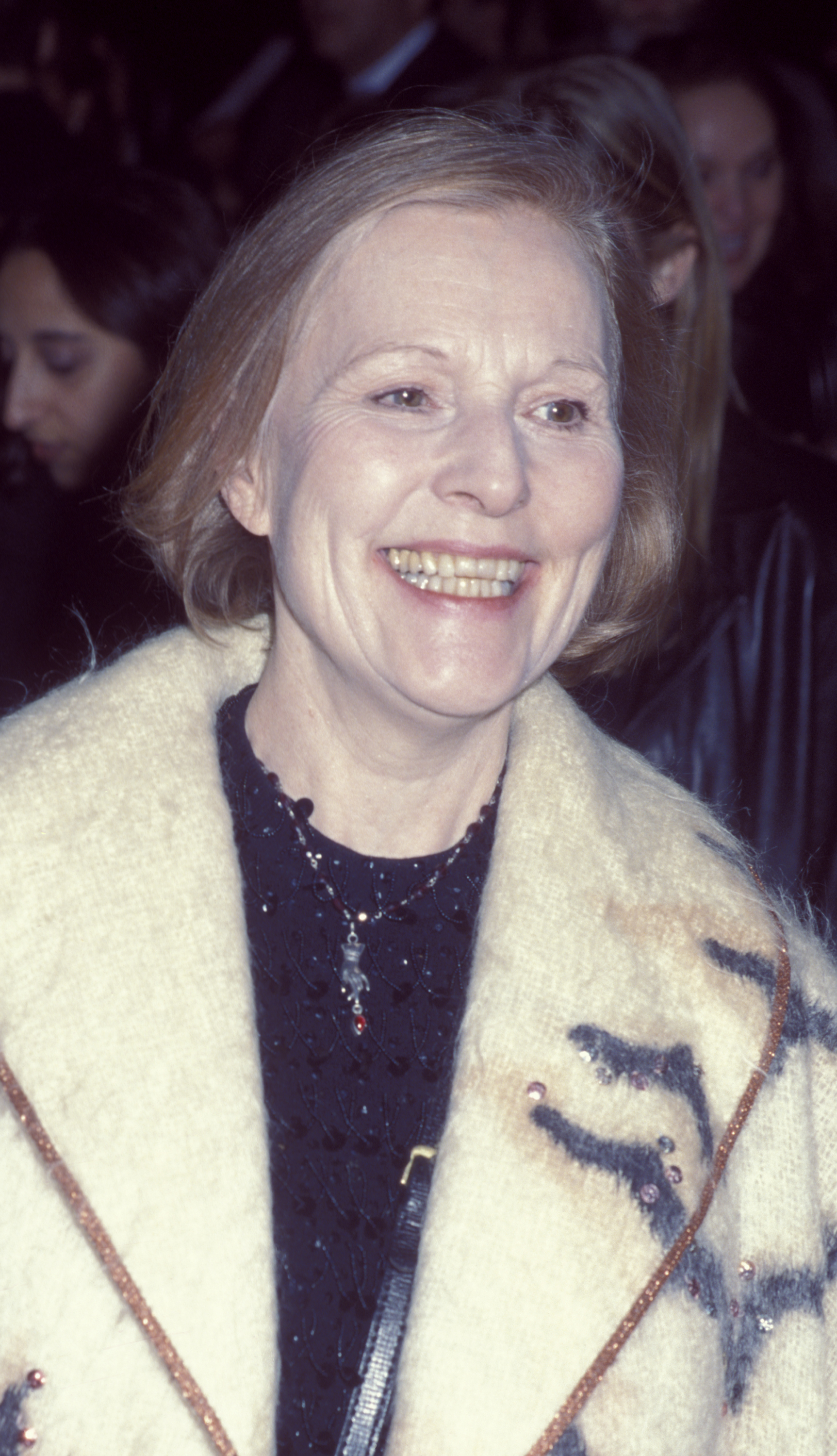 Meg Wynn Owen at the premiere of "Gosford Park" on 3 December 2001 in New York, United States. | Source: Getty Images