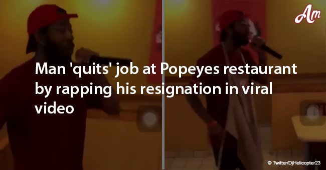 Man 'quits' job at Popeyes restaurant by rapping his resignation in viral video