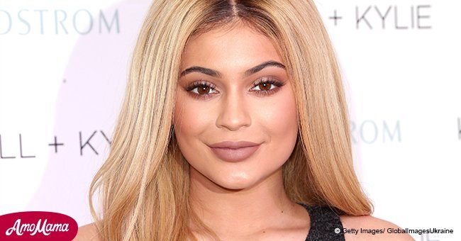 Kylie Jenner flaunts her curvy figure in a tight brown ensemble in recently shared photos