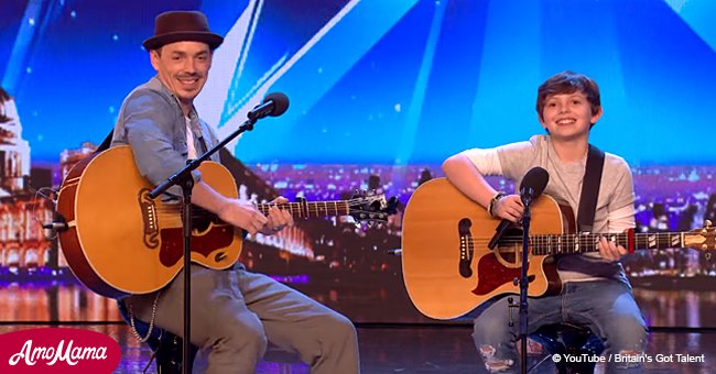 Father and son win Golden Buzzer on 'Britain's Got Talent' with an emotional song