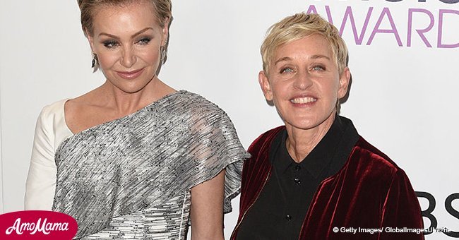 Ellen DeGeneres cuddles up to wife on new vacation photos breaking ongoing split rumors