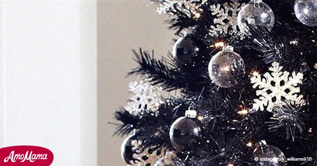 Have you ever seen a black Christmas tree? It's become the new holiday trend this season