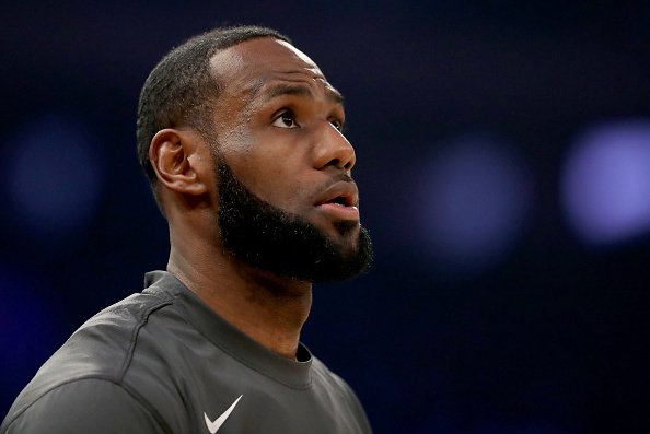  LeBron James #23 of the Los Angeles Lakers warming up before the game against the New York Knicks at Madison Square Garden on January 22, 2020 in New York City.| Photo:Getty Images