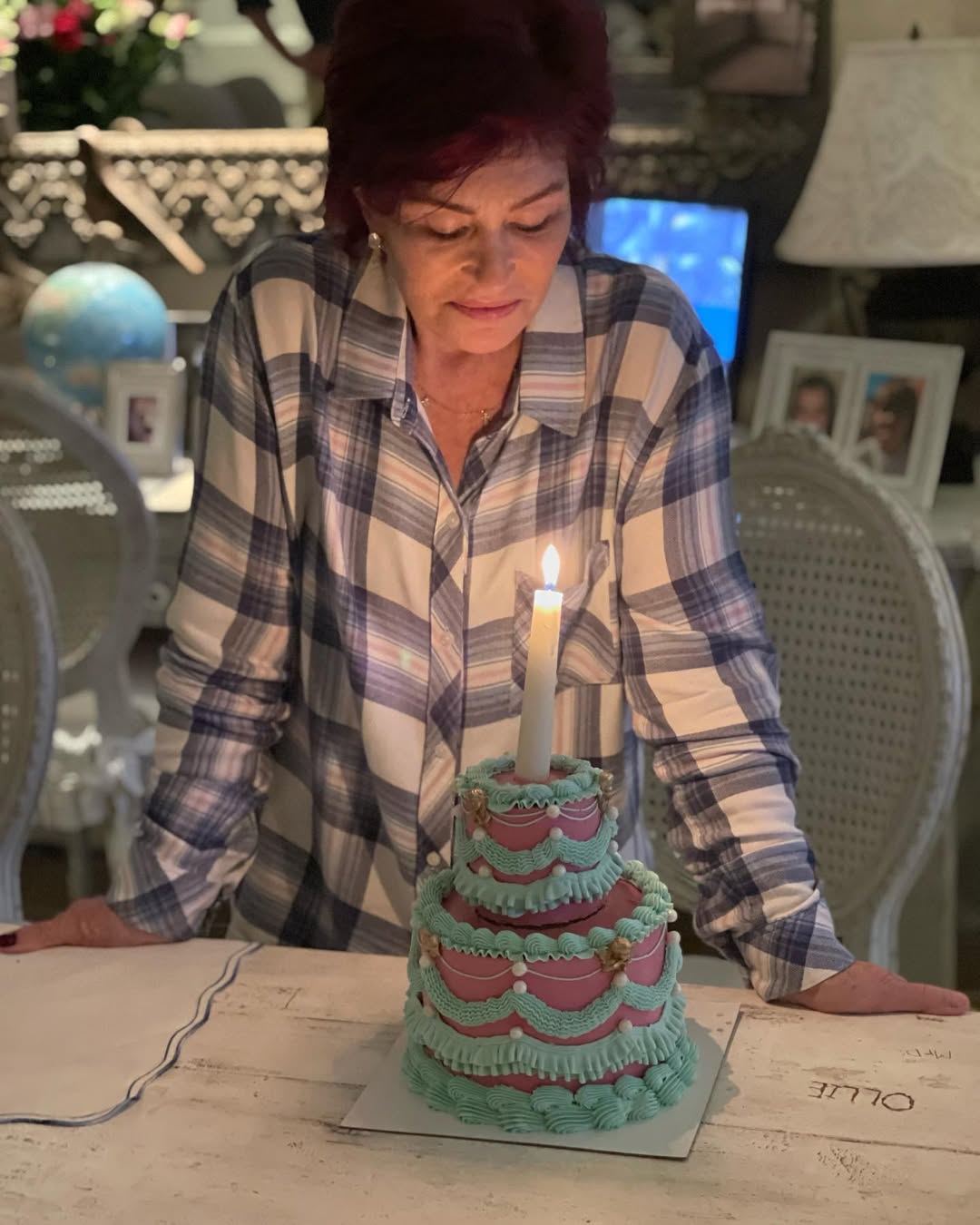 Sharon Osbourne from a post dated October 9, 2021. | Source: Instagram/sharonosbourne