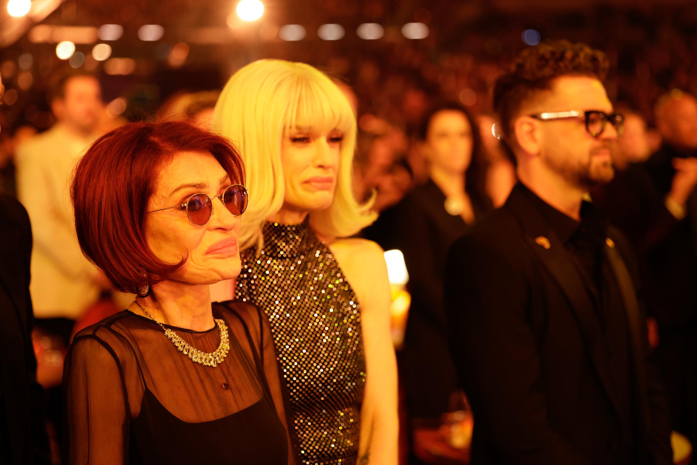 Sharon, Kelly, and Jack Osbourne during the 68th Grammy Awards on February 1, 2026, in California, United States. | Source: Getty Images