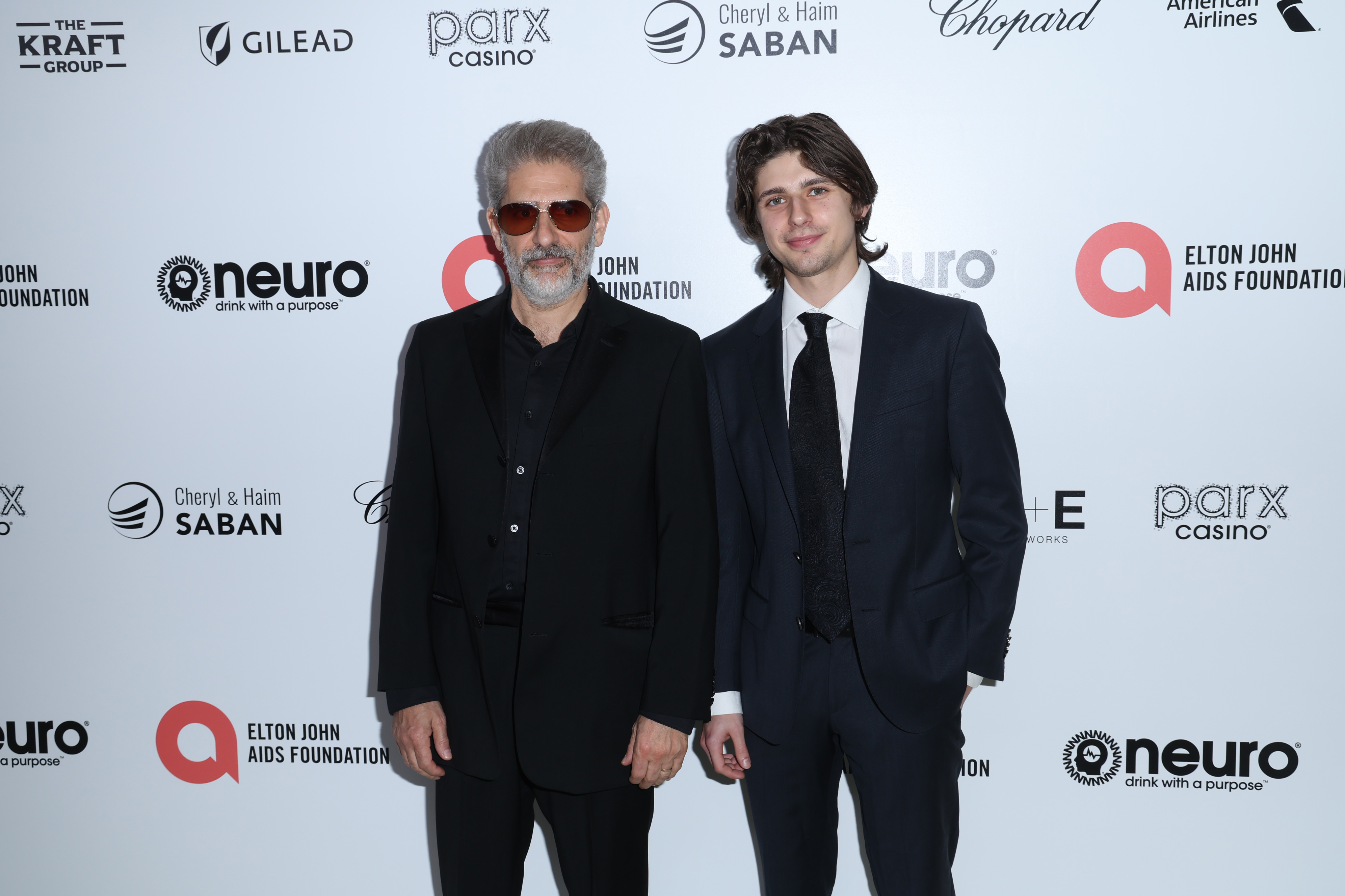 Michael Imperioli and David Imperioli attend Elton John AIDS Foundation's 31st annual academy awards viewing party on March 12, 2023, in West Hollywood, California. | Source: Getty Images