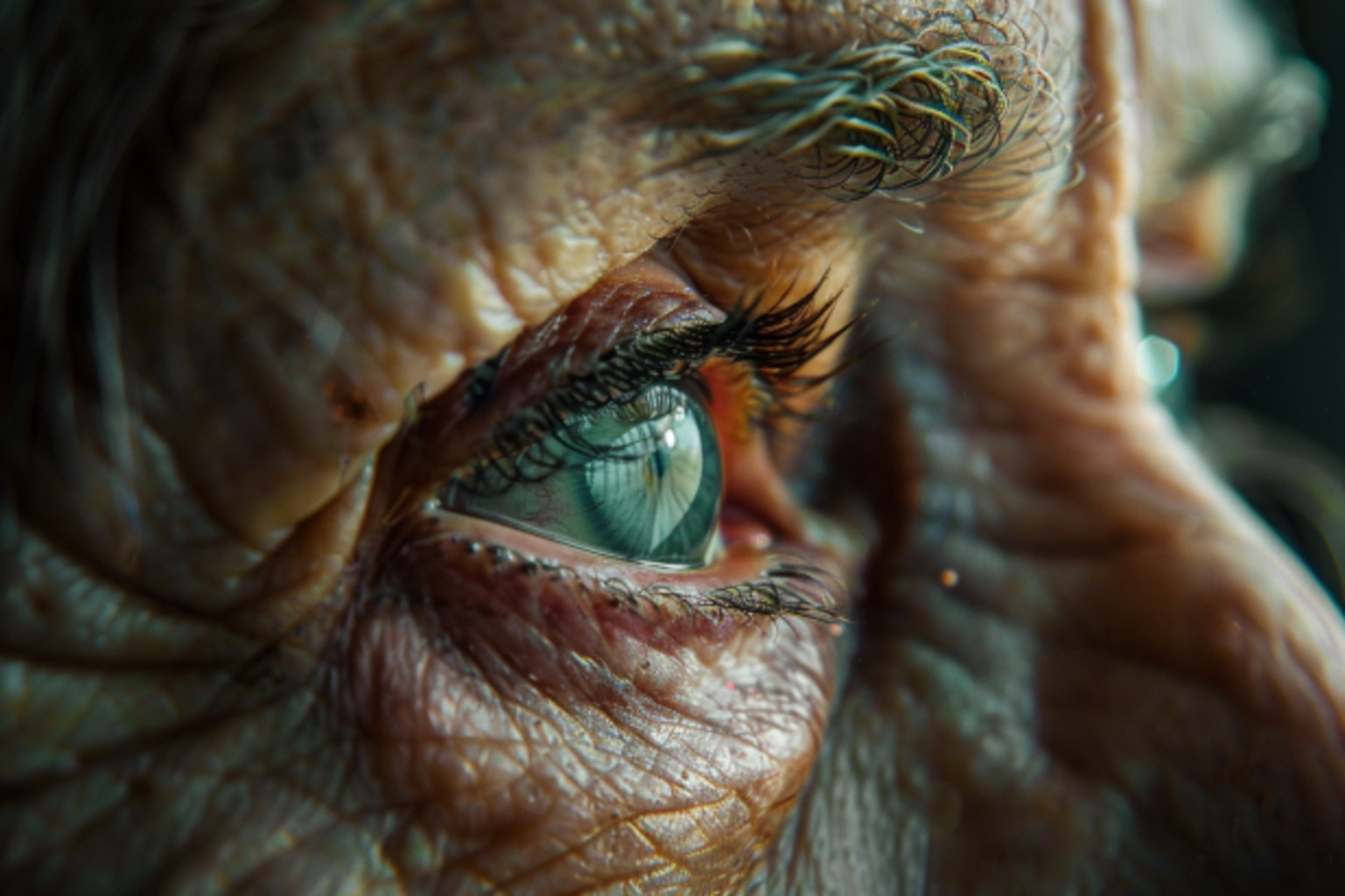 Older woman with yearning in her eyes | Source: Midjourney